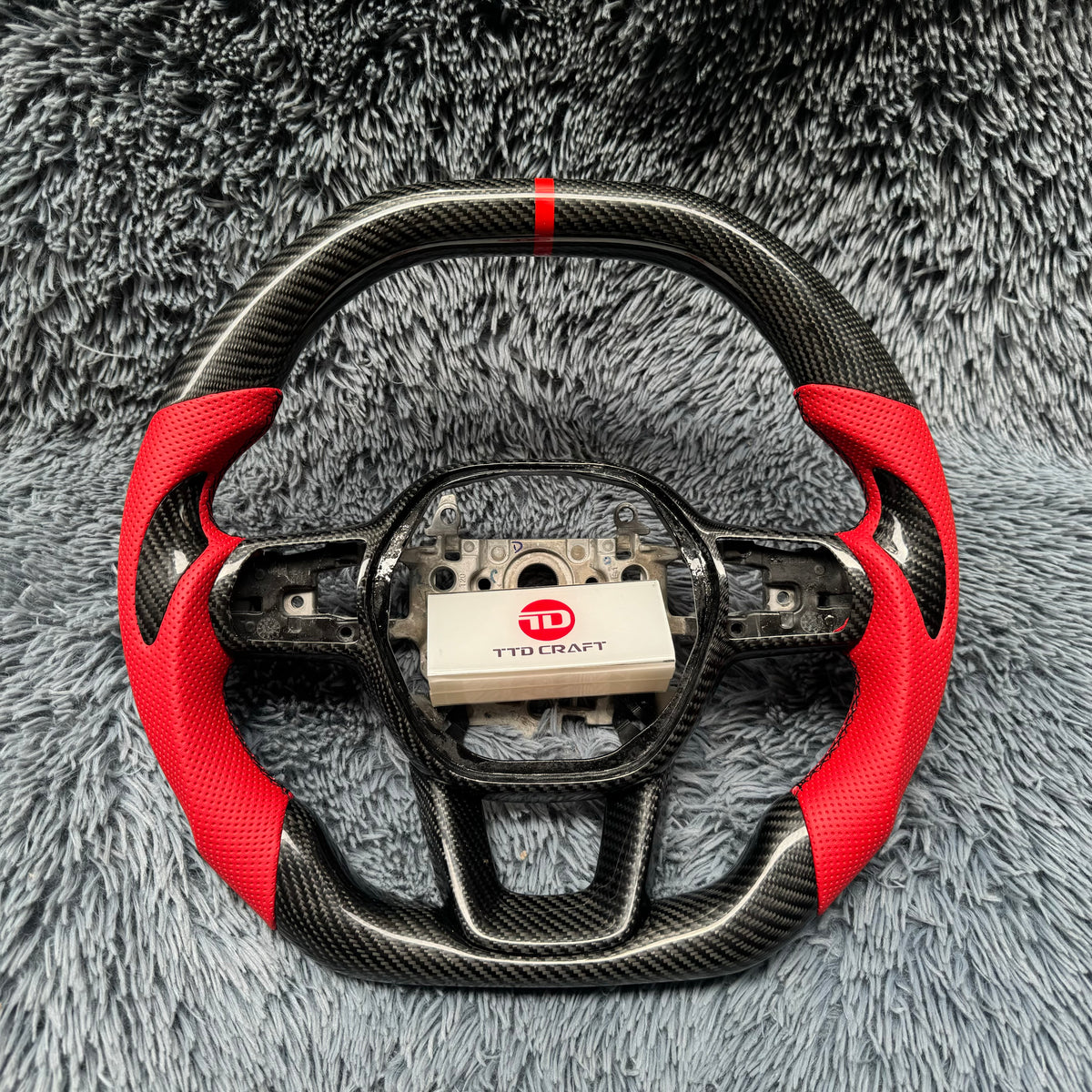Custom Real Carbon Fiber Steering Wheel For Honda 11th gen Accord 2023-2026