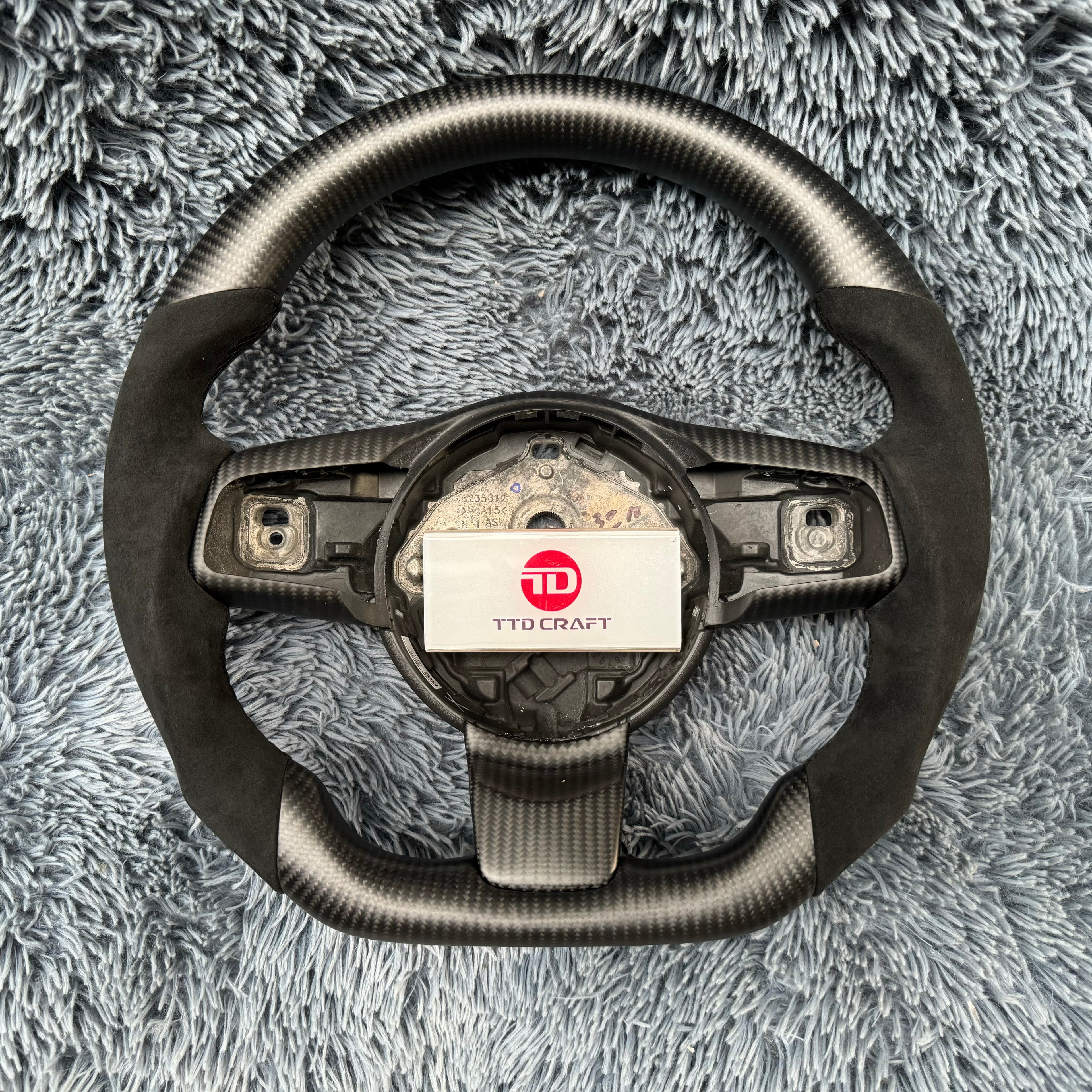For Jaguar F-Type F-Pace 2016-2020 Carbon Fiber Steering Wheel