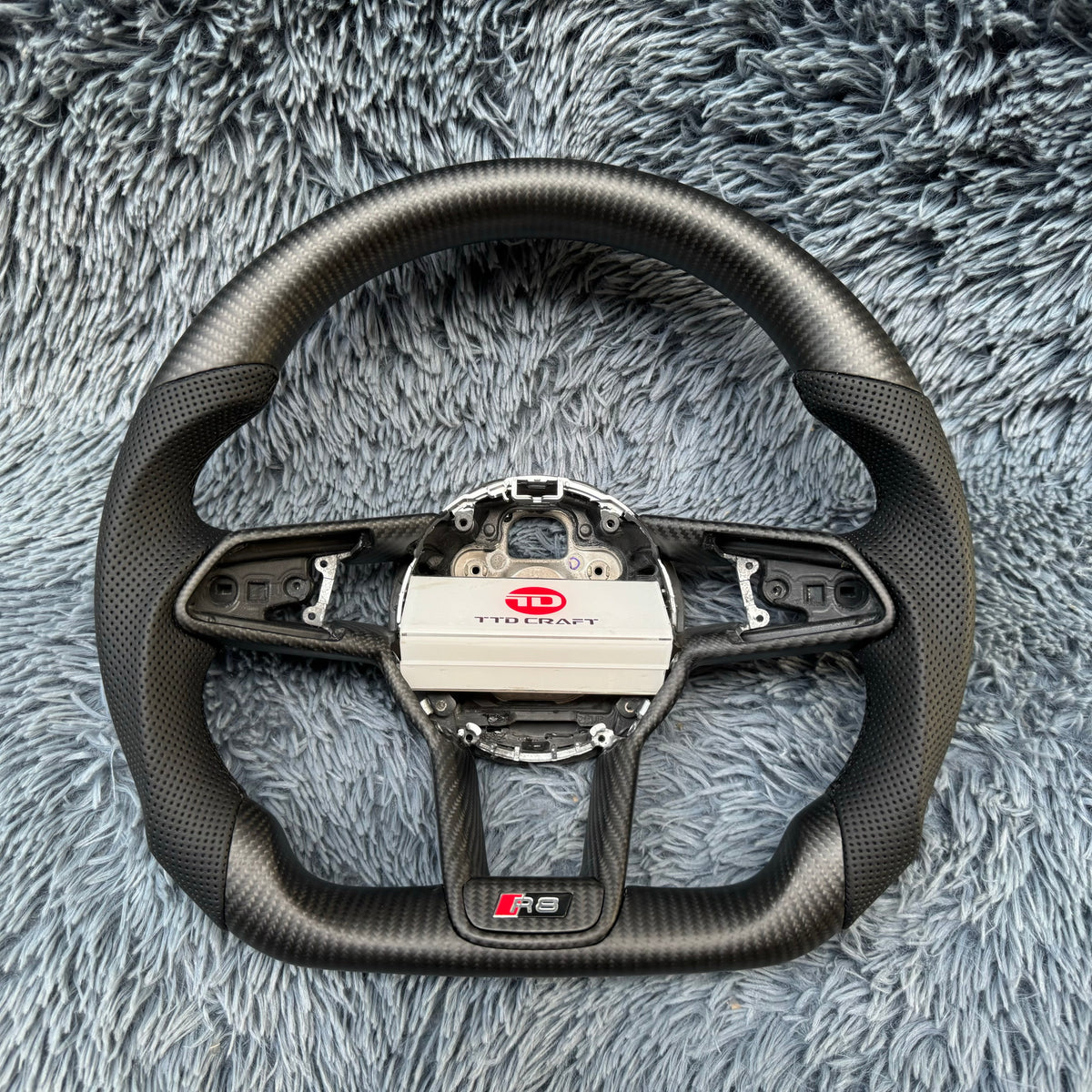 Custom Audi 2016+ R8/TTRS  Carbon Fiber  Steering Wheel