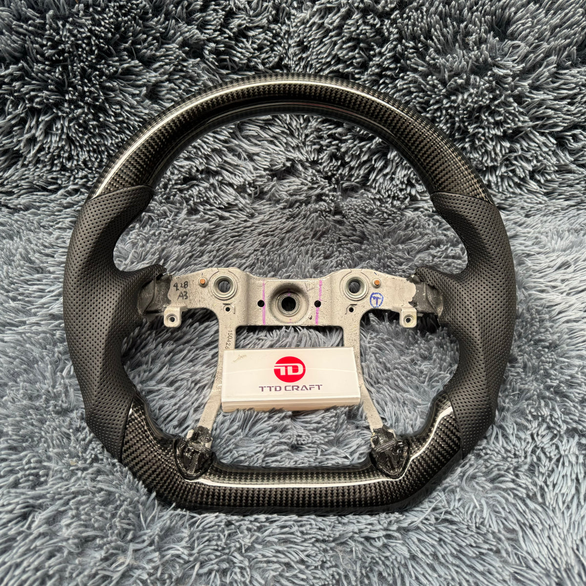 Custom 2012-2016 Hyundai Elantra Carbon Fiber Steering Wheel