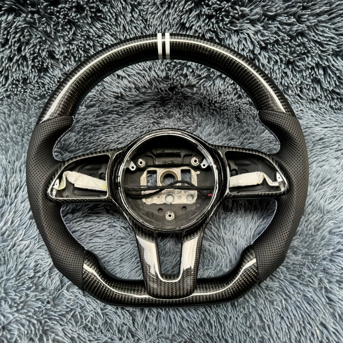 Custom Mercedes W177 W205 W243 W247 w253 Carbon Fiber Steering Wheel