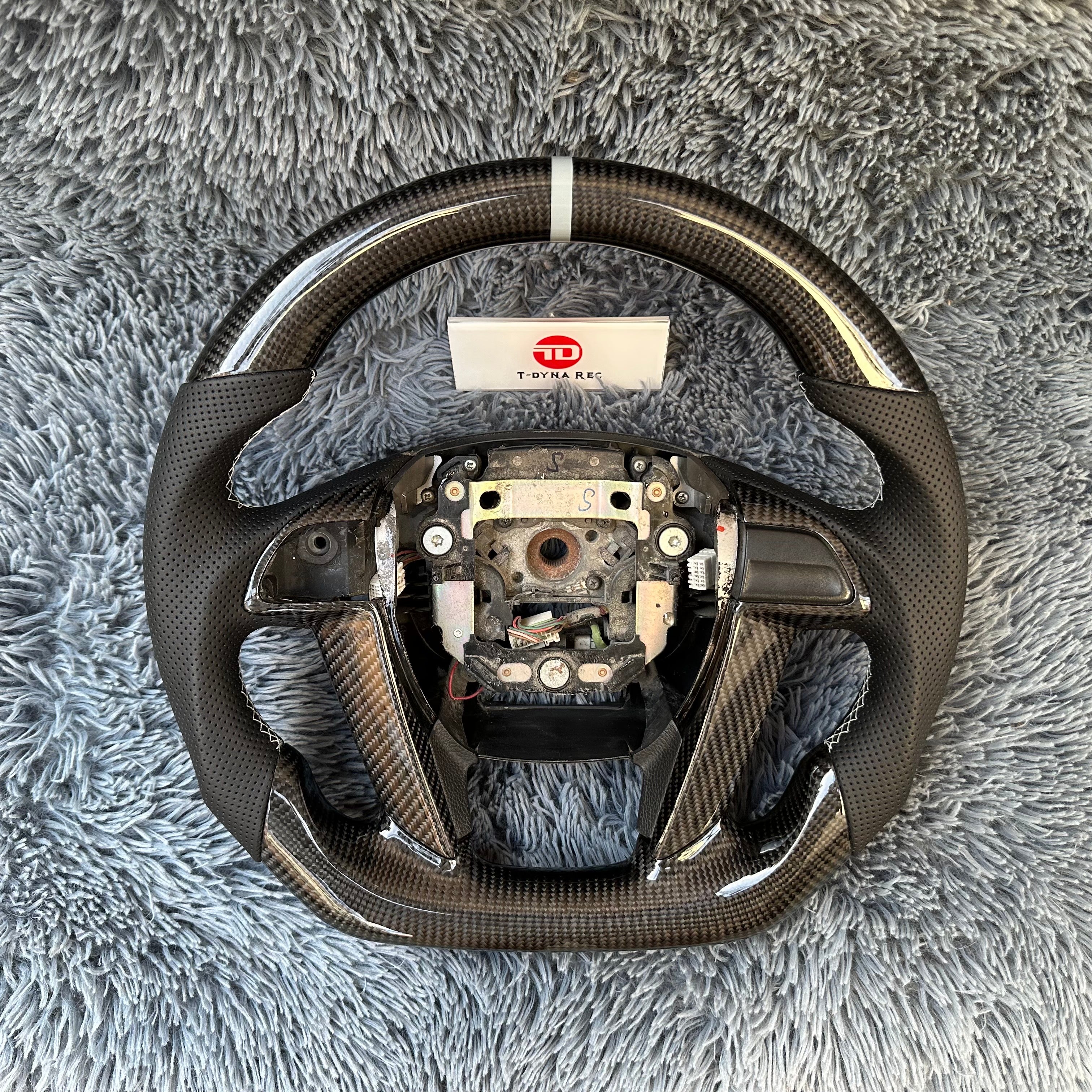 For Honda 8th gen Accord 2008-2012 Carbon Fiber Steering Wheel