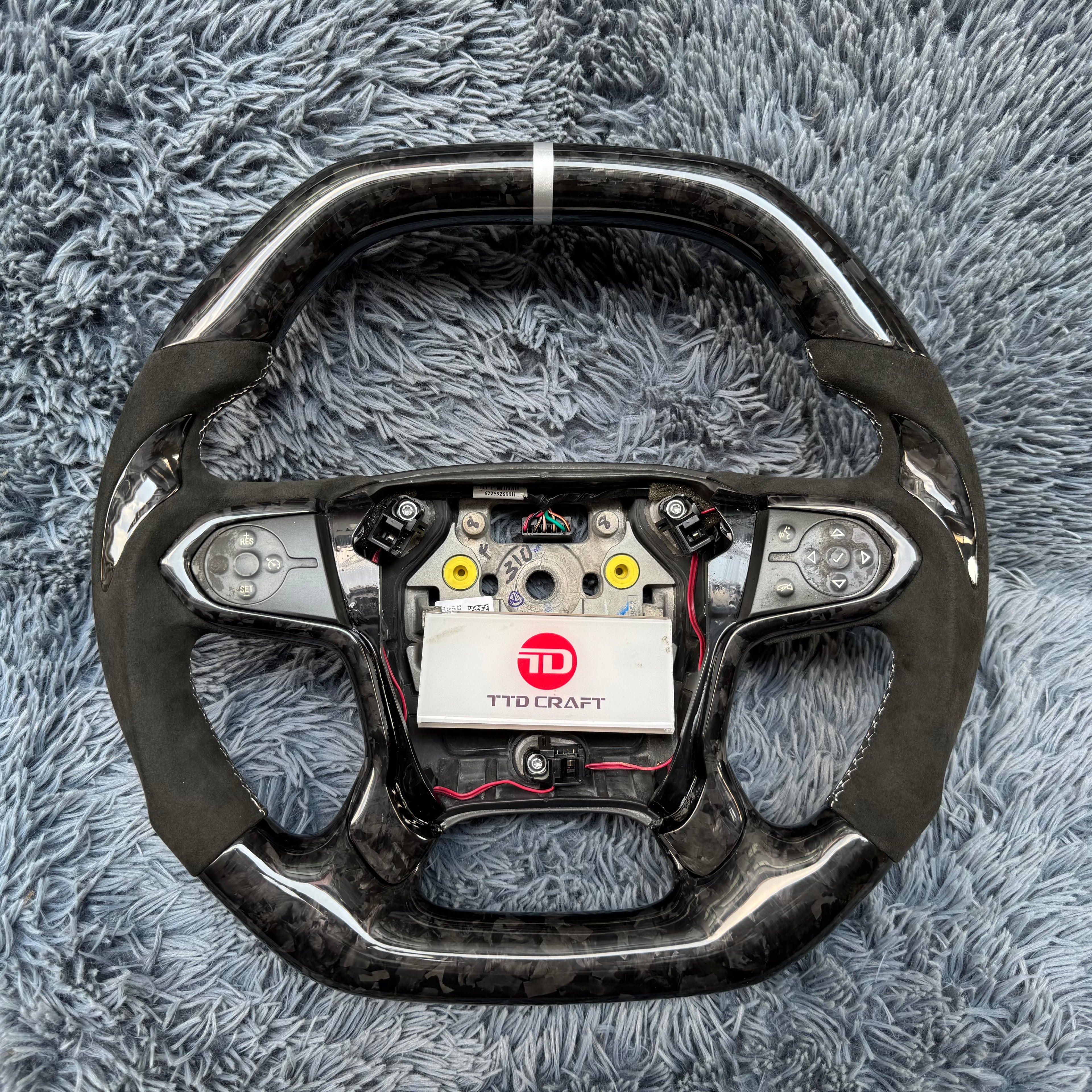 For 2014-2018 Chevrolet Silverado/GMC Sierra Forged Carbon Fiber Steering Wheel