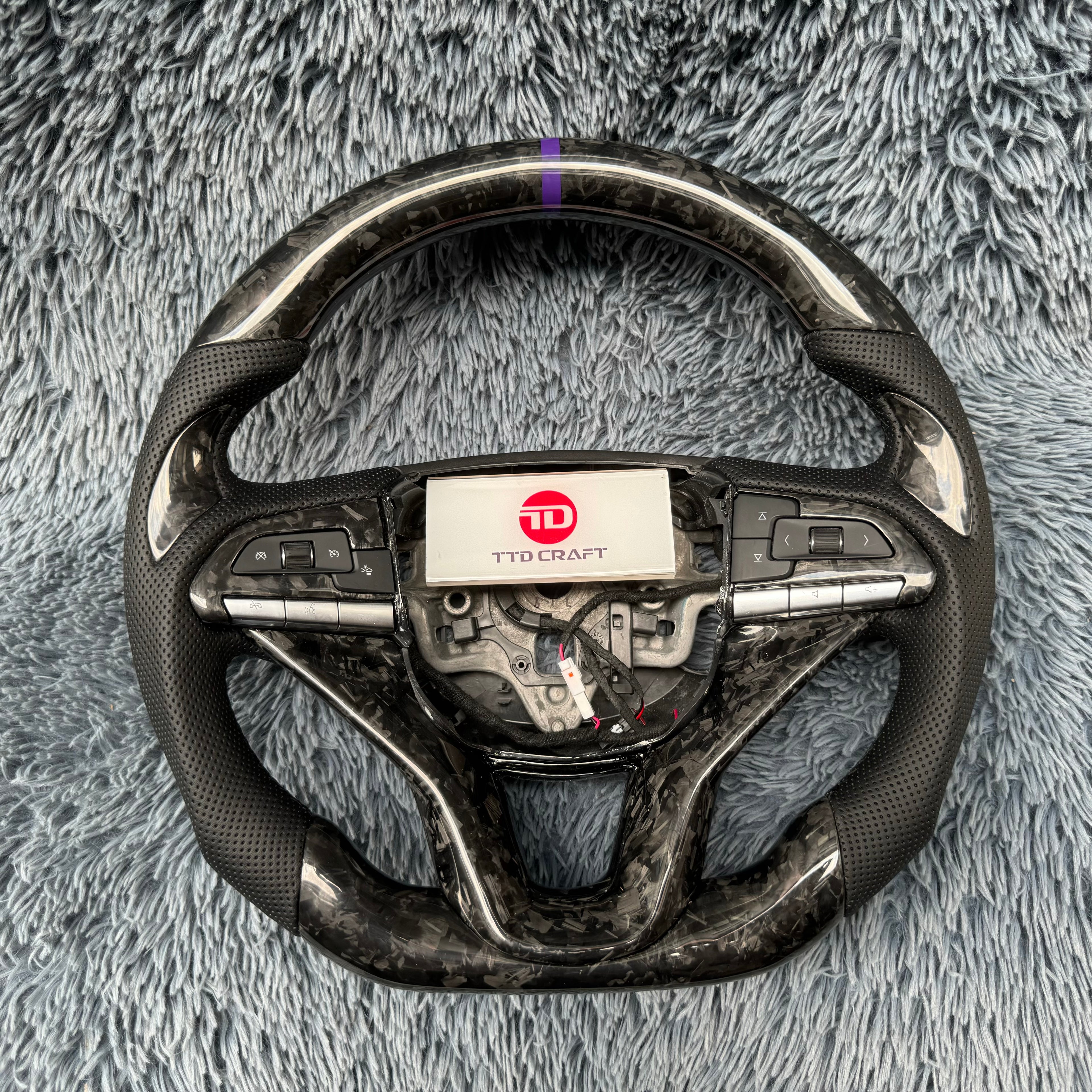 For Cadillac 2021 -2024 Escalade Carbon Fiber Steering Wheel