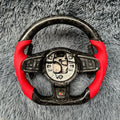 For Jaguar 2016-2020 XF Forged Carbon Fiber Steering Wheel