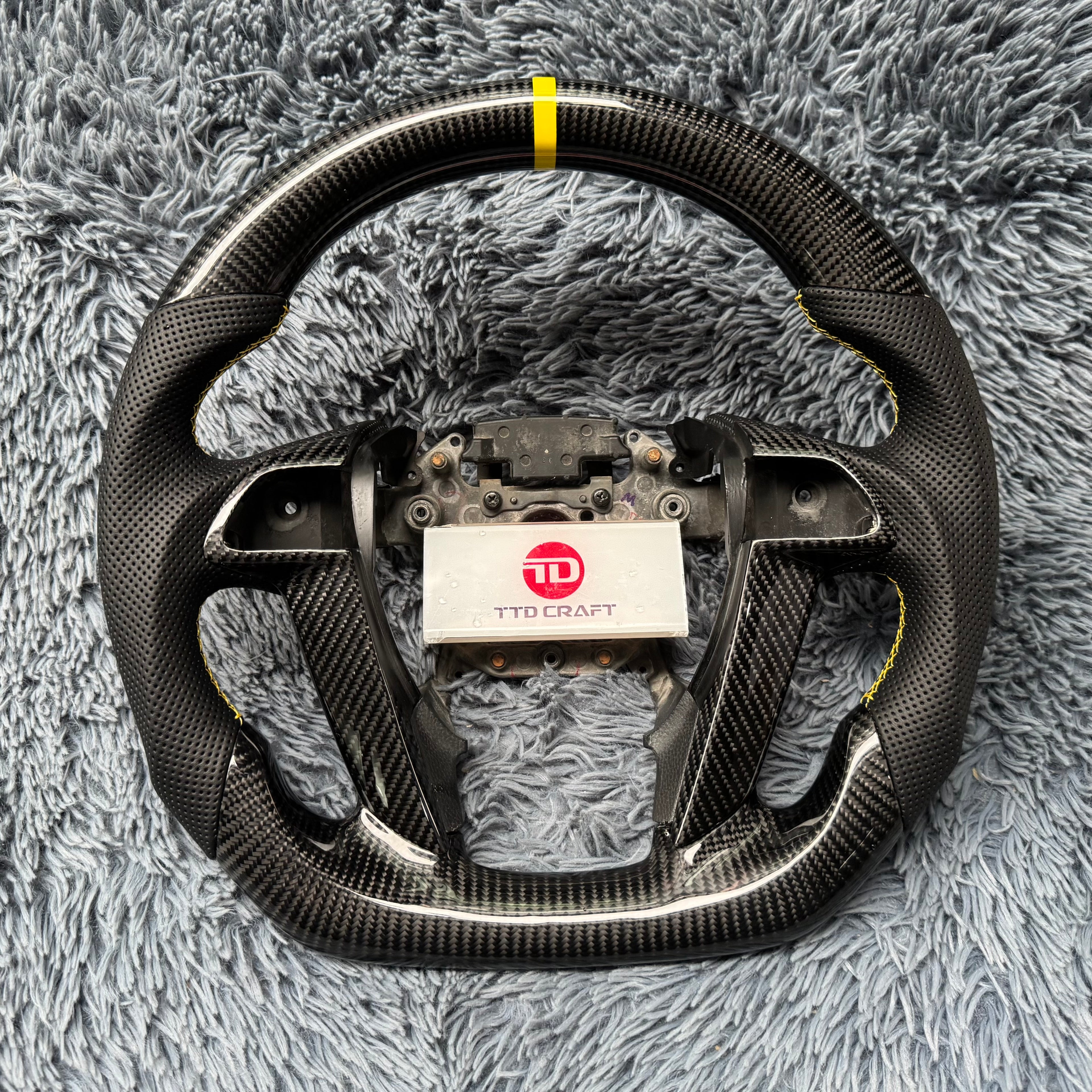 For Honda 8th gen Accord 2008-2012 Carbon Fiber Steering Wheel