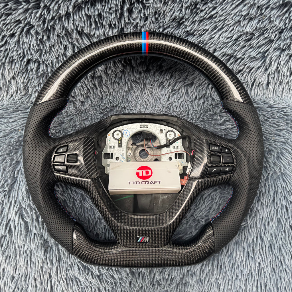 BMW F02/F03/F04/F07/F10/F11/F18 Carbon Fiber Steering Wheel