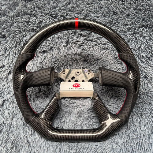 For 2003-2007 Hummer H2 Custom Carbon Fiber Steering Wheel