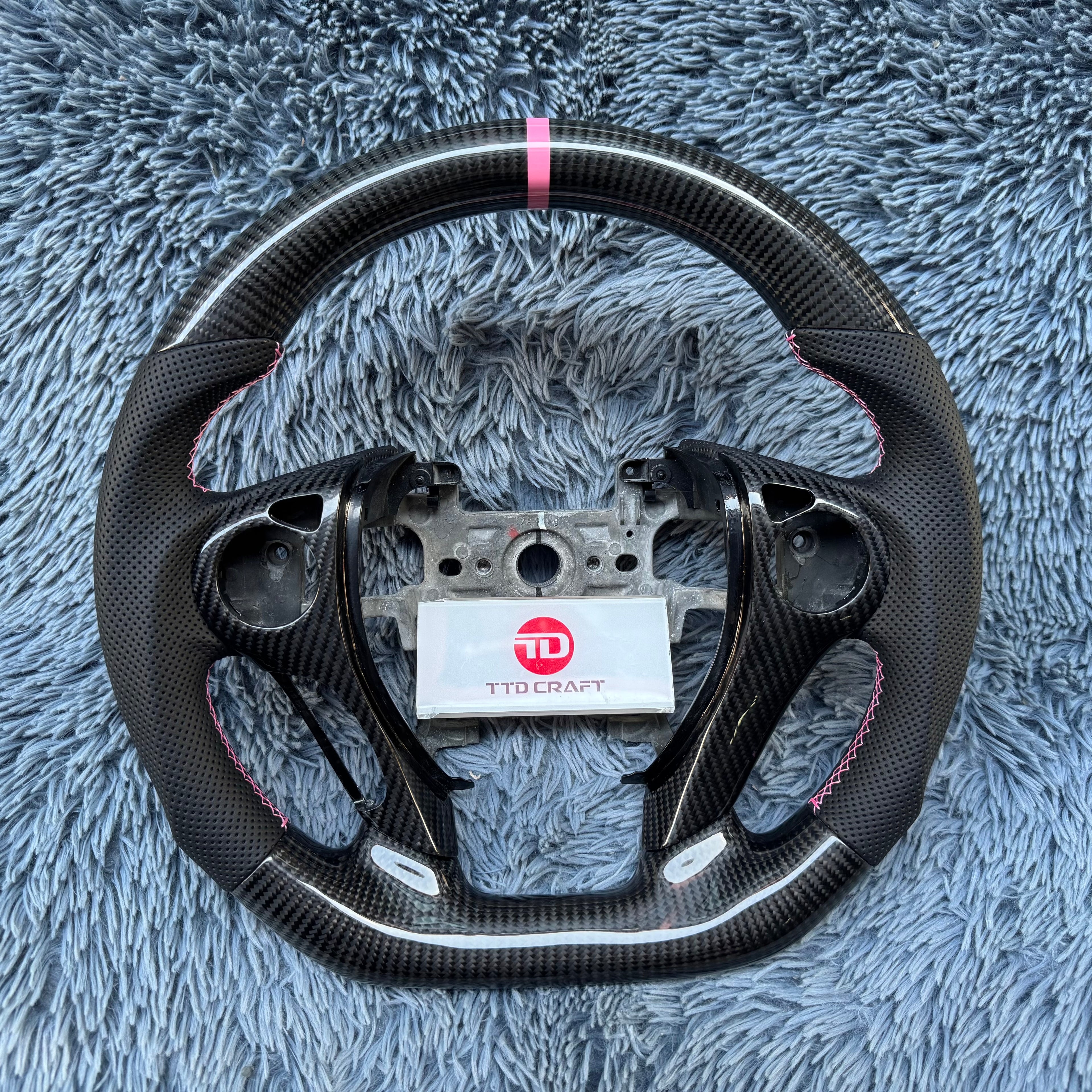 For Honda 9th gen Accord 2013-2017 Real Carbon Fiber Steering Wheel