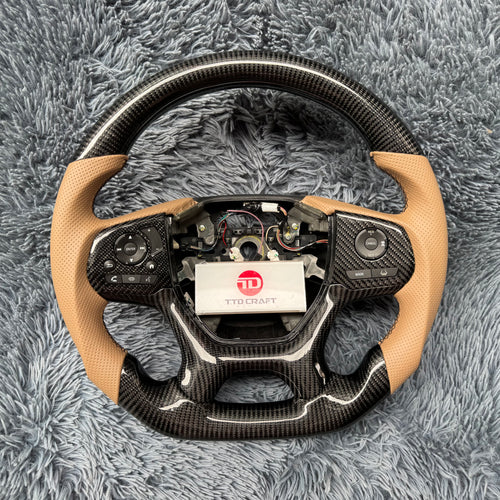 Custom Honda 2018-2026 Odyssey/Pilot Carbon Fiber Steering Wheel