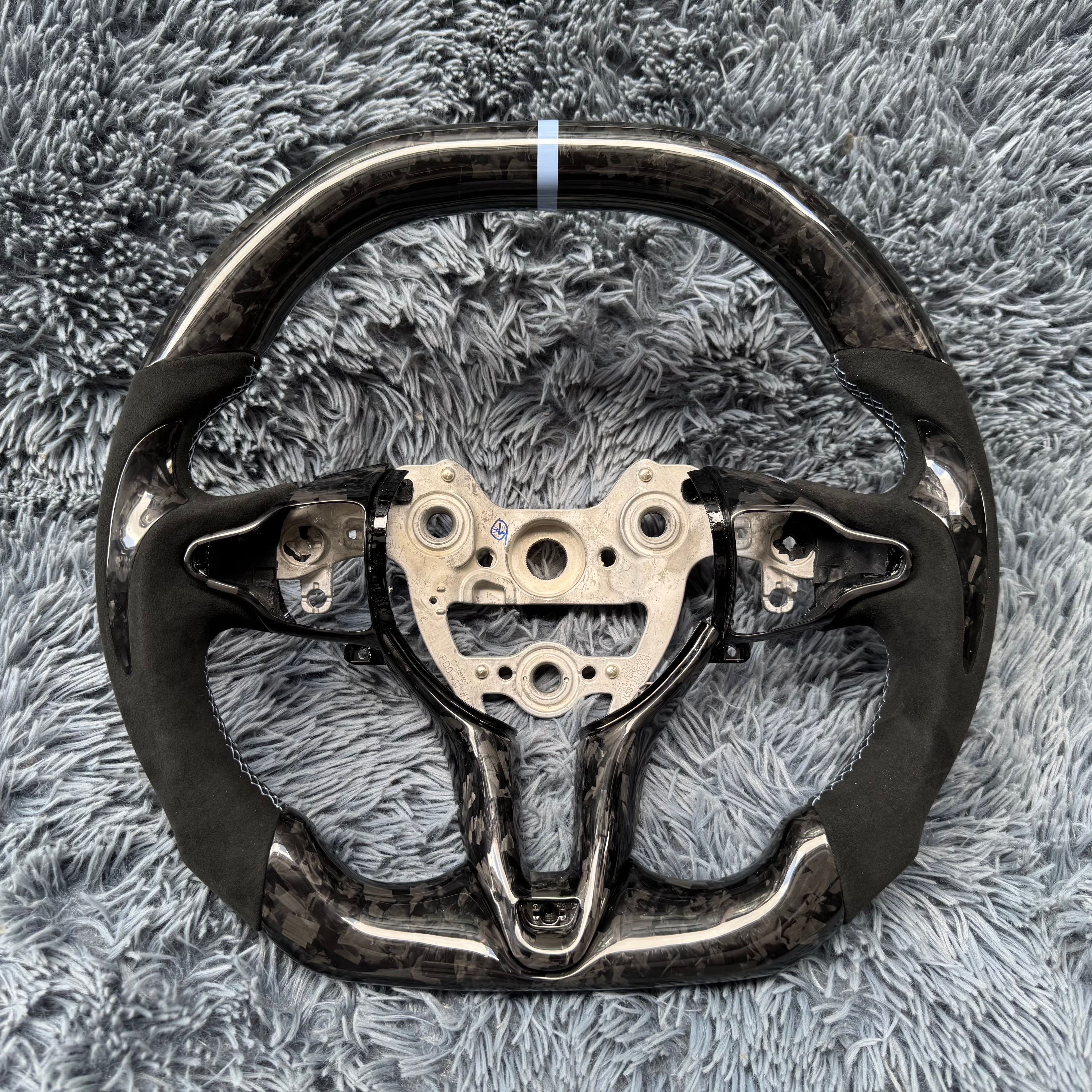 For Elantra N/I20N/I30N 2020-2026 Forged Carbon Fiber Steering Wheel