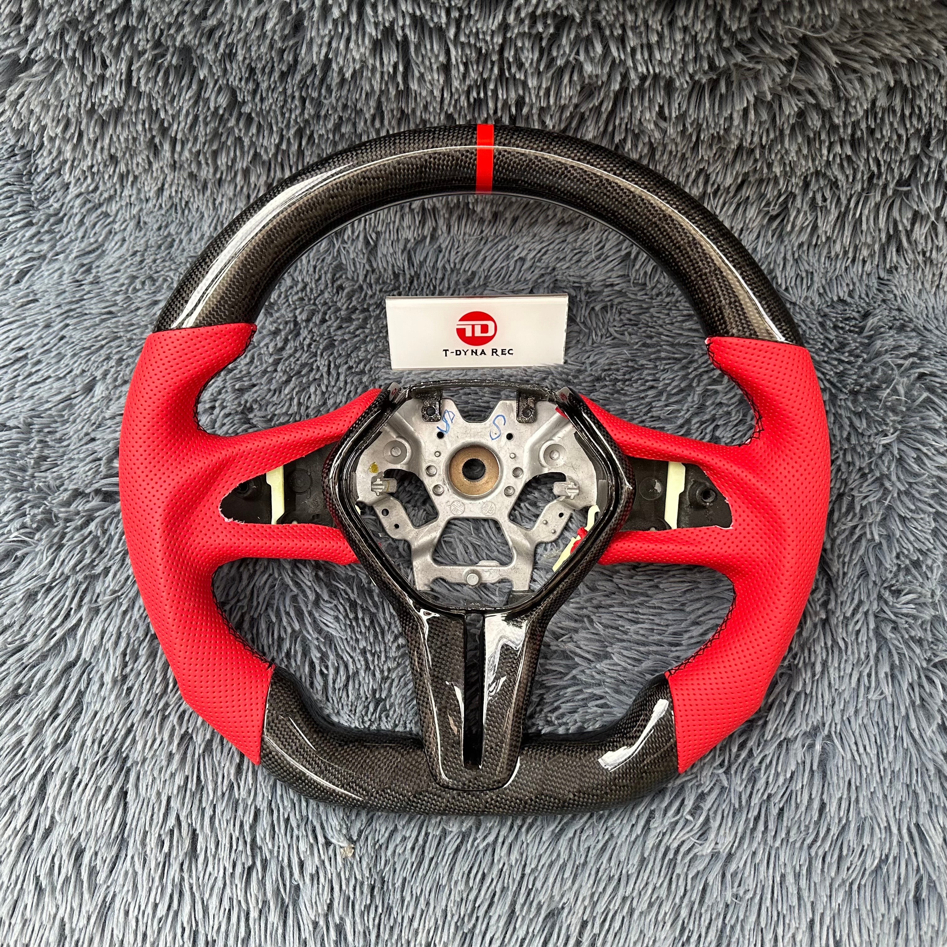 For Infiniti 2017-2022 Q50 Q60 QX50 QX55 Carbon Fiber Steering Wheel