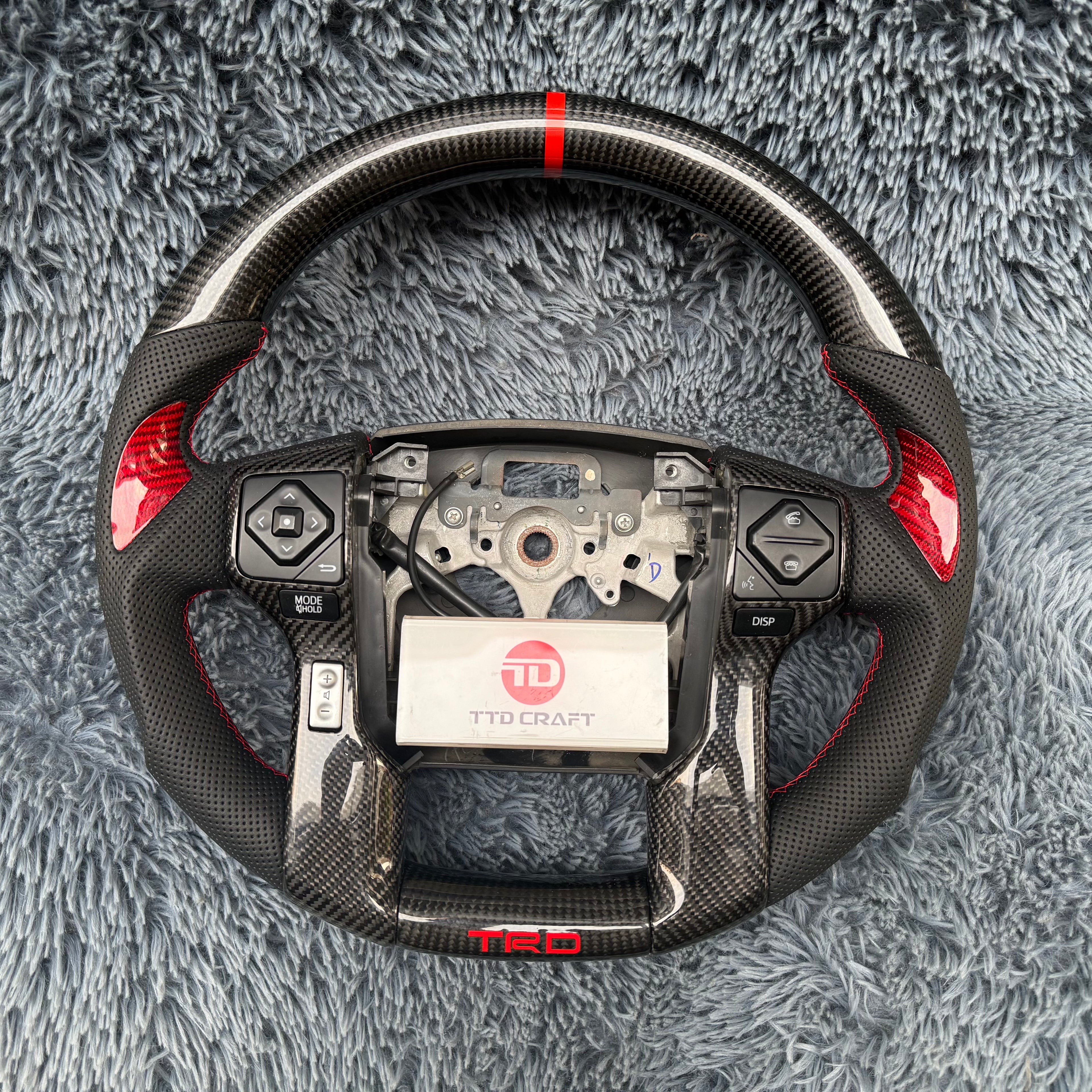 For Toyota 2014-2021 Tundra /Tacoma/4runner Custom Carbon Fiber Steering Wheel