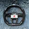 For 2019+ Audi SQ7/SQ8/RSQ8 LED  Carbon Fiber Steering Wheel