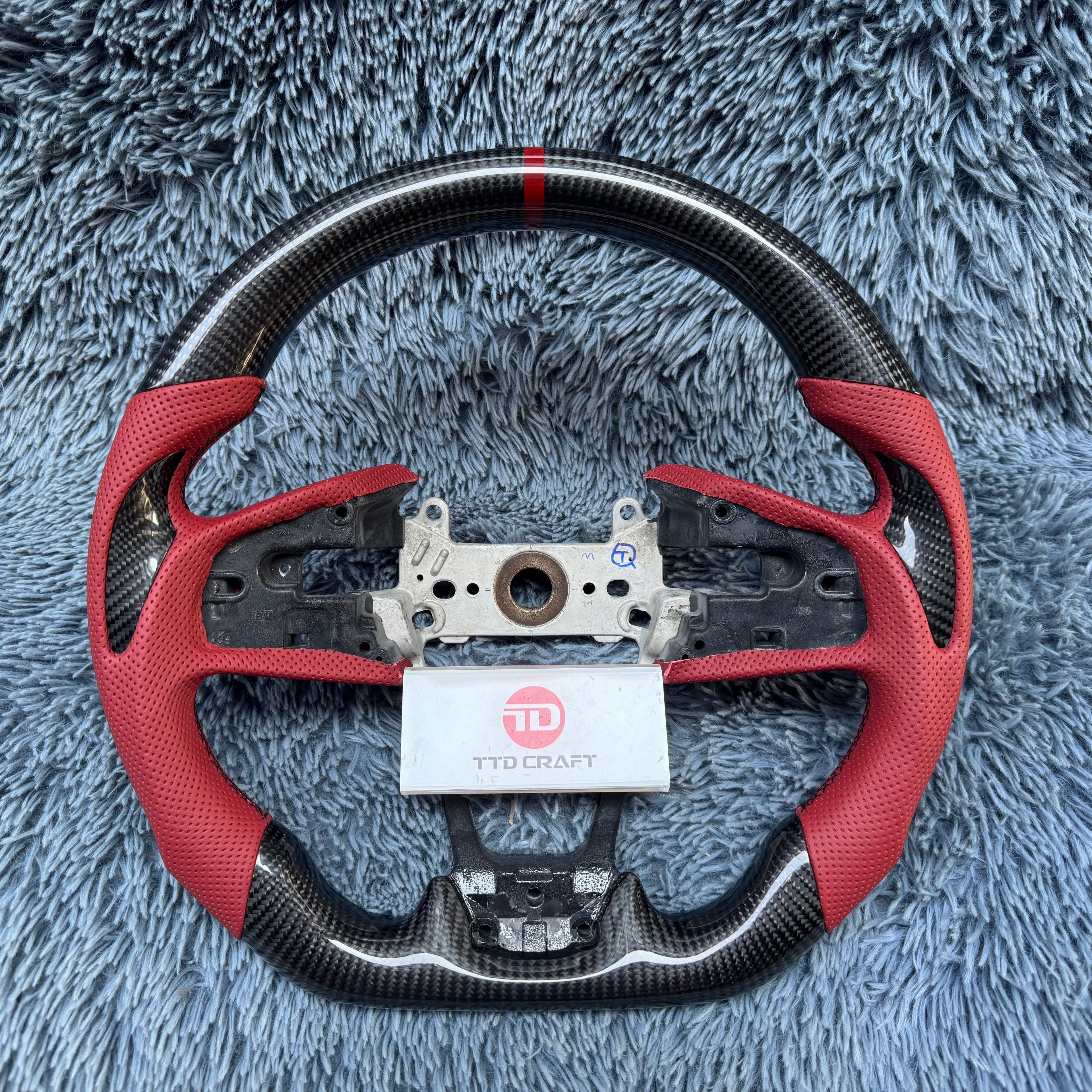 For Honda 10th gen Civic 2016-2021 Custom Carbon Fiber Steering Wheel
