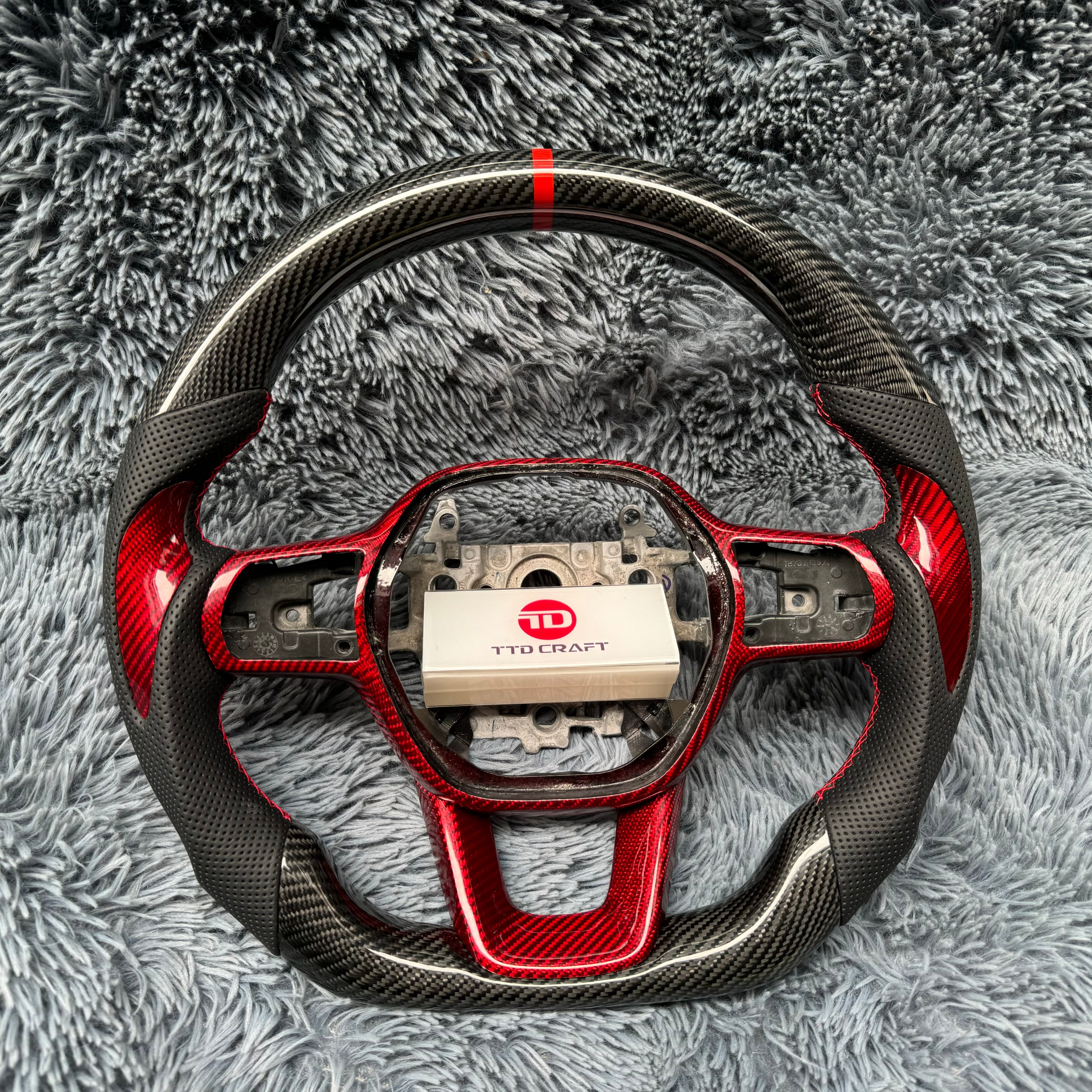For Honda 11th gen Accord 2023-2026 Custom Carbon Fiber Steering Wheel