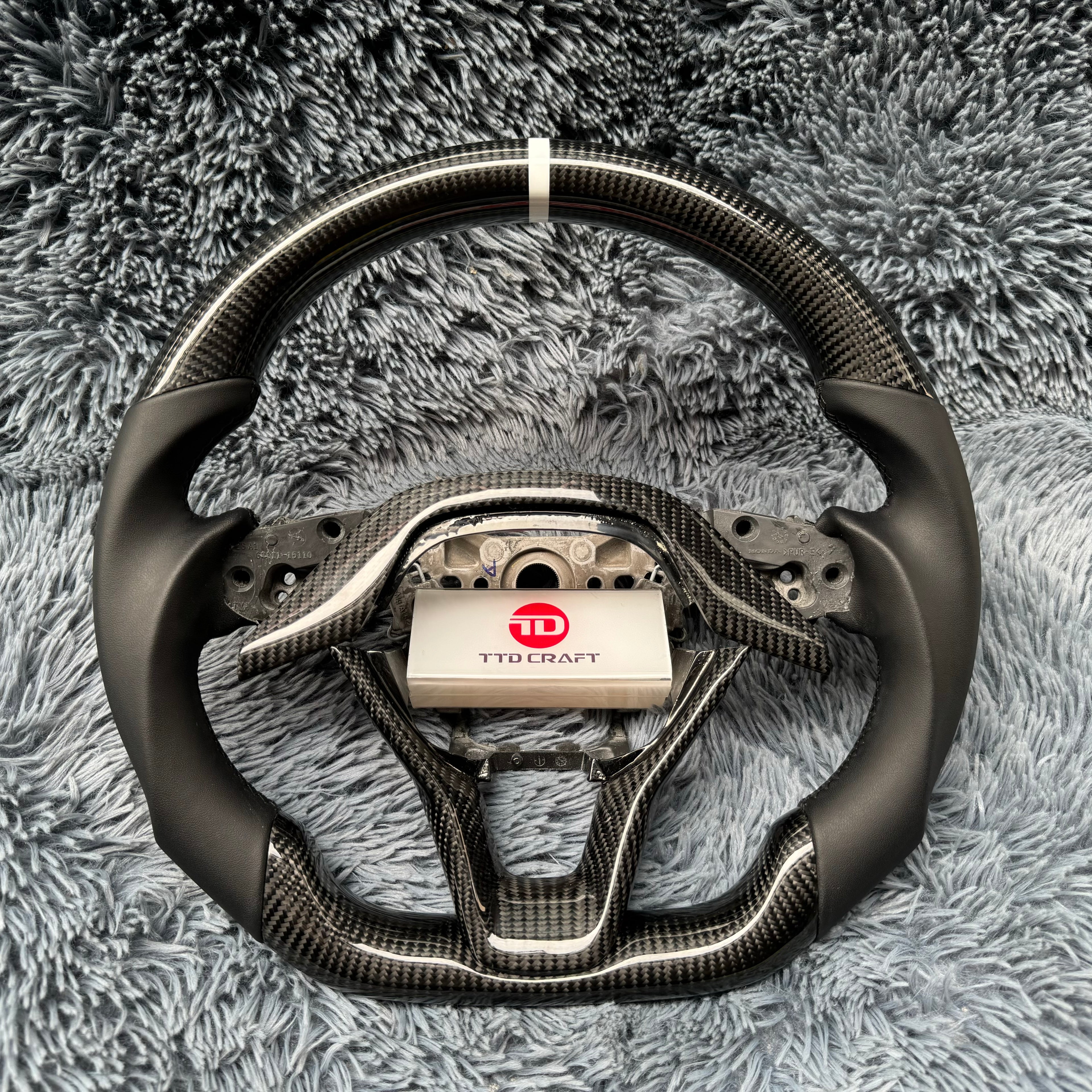 For Honda 10th gen Accord 2018-2022 Carbon Fiber Steering Wheel