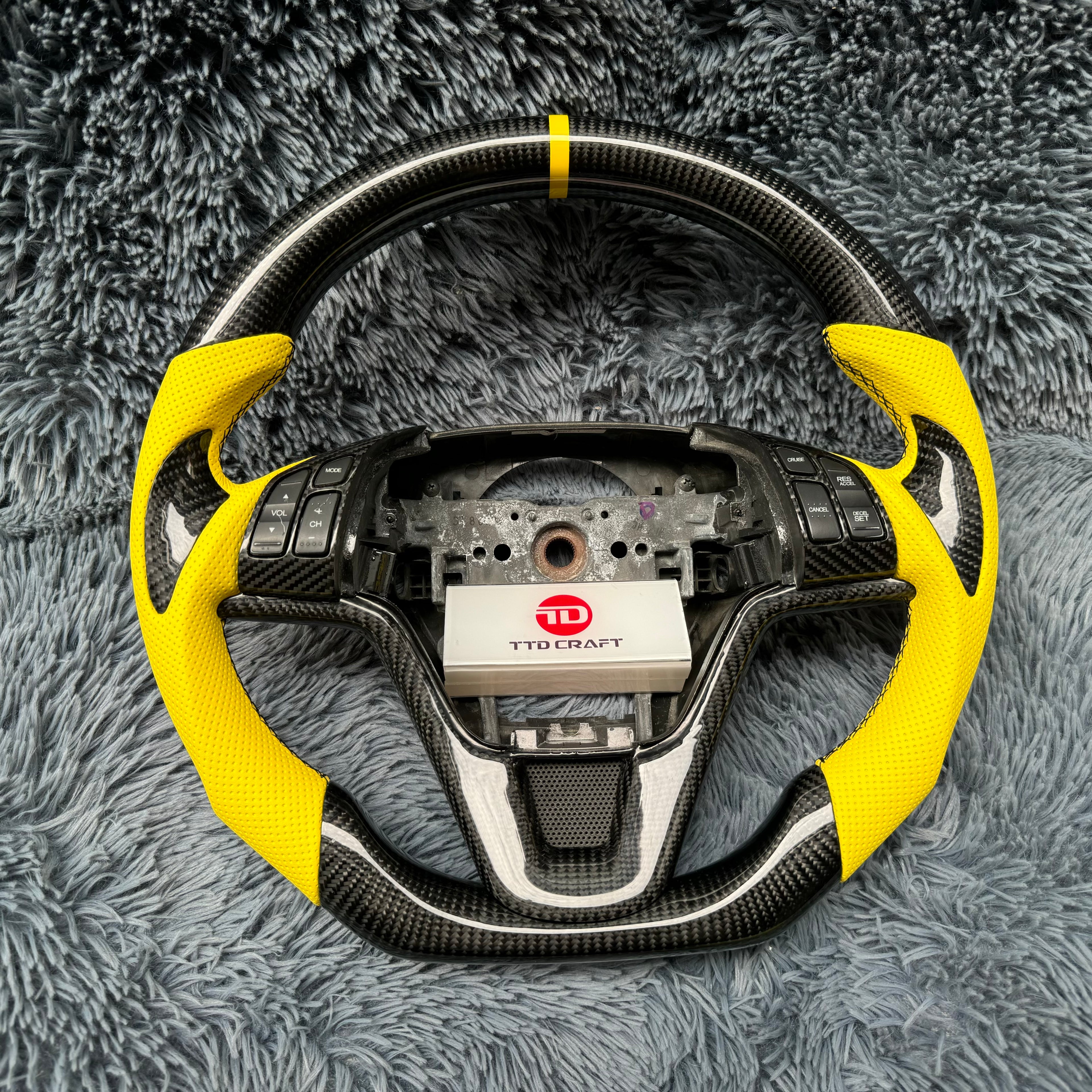 For Honda 3th gen CRV 2007-2011 Carbon Fiber Steering Wheel
