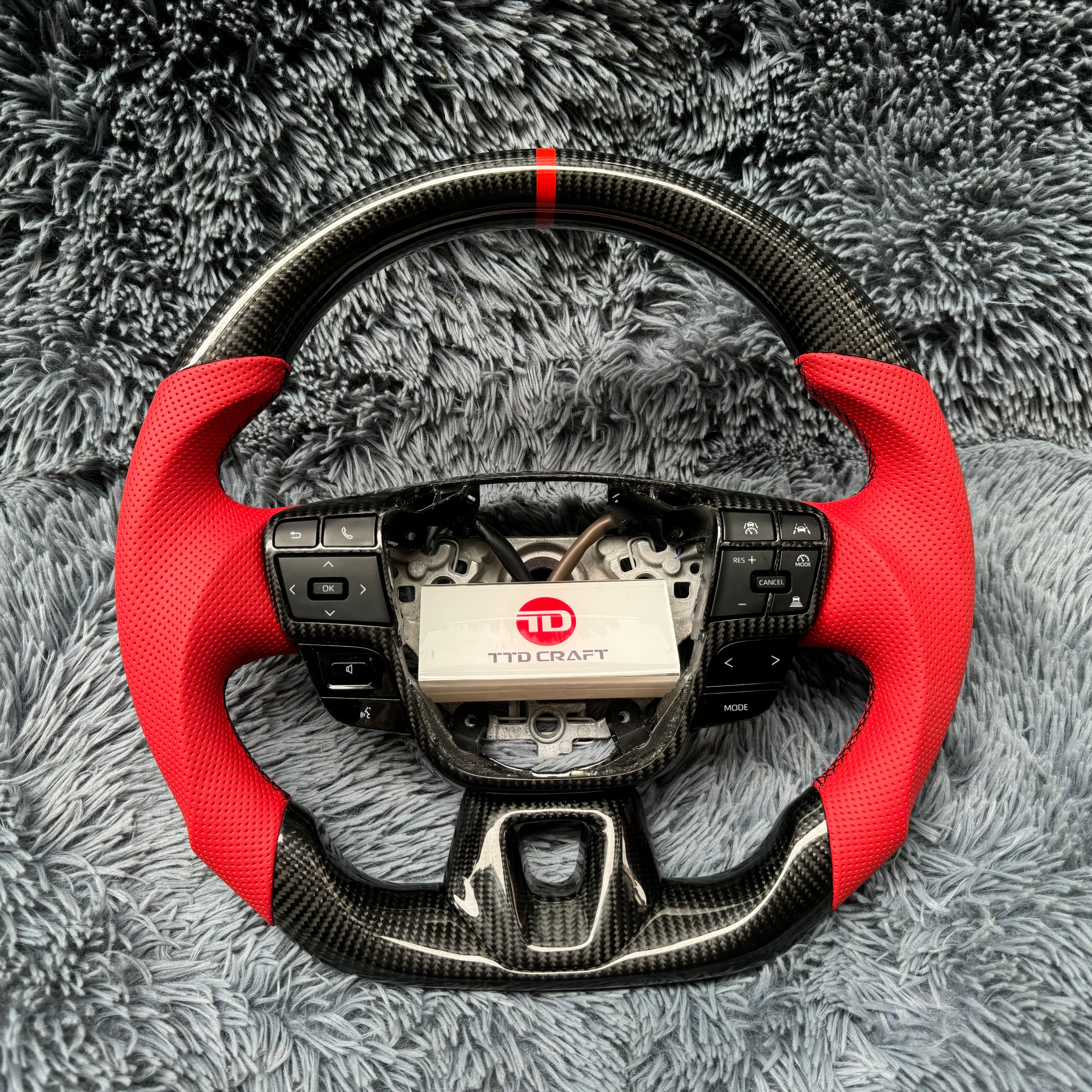 For 9th Gen Toyota Camry 2025+ Carbon Fiber Steering Wheel