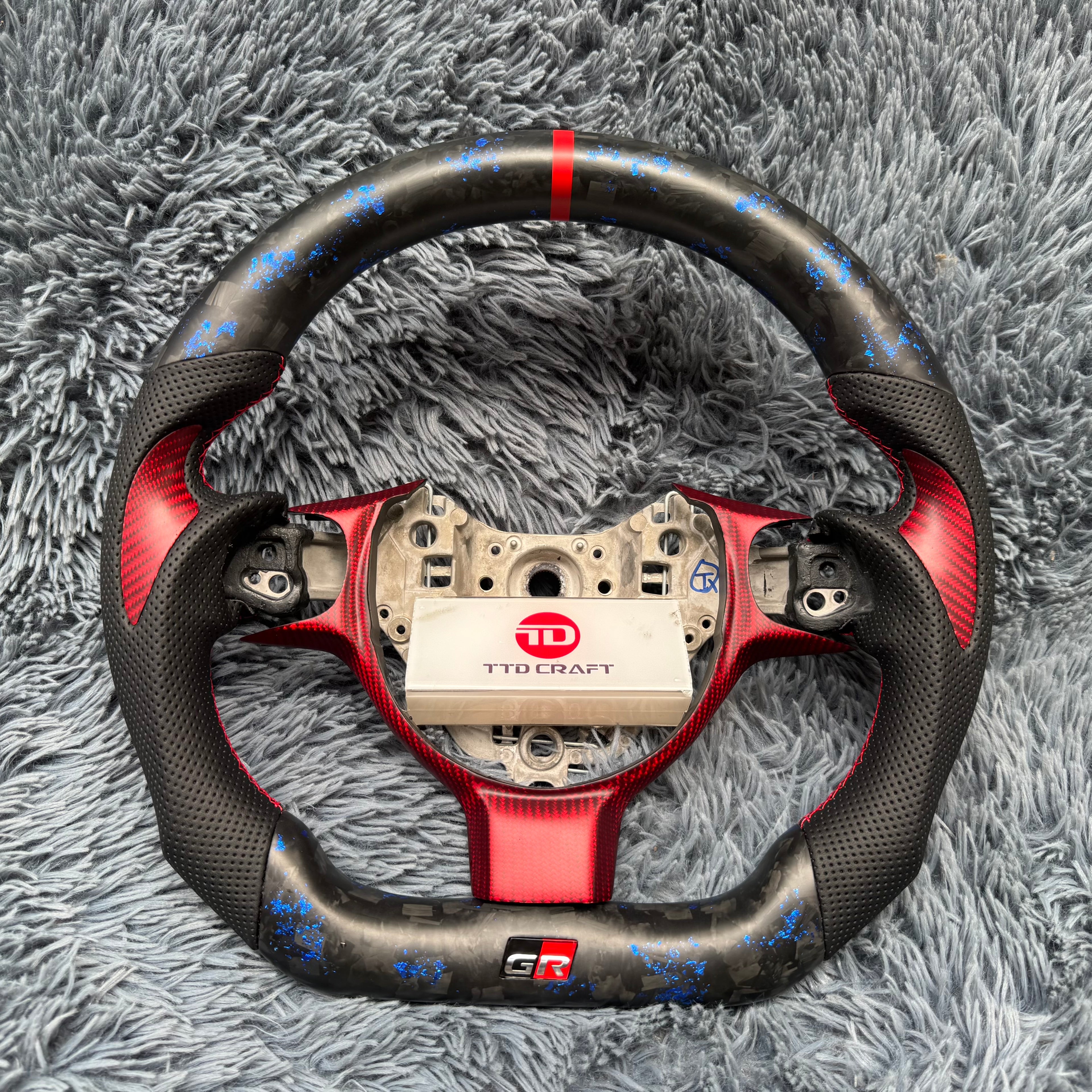 For Toyota 2017-2026 GT86 FRS /Subaru BRZ Forged Carbon Fiber Steering Wheel