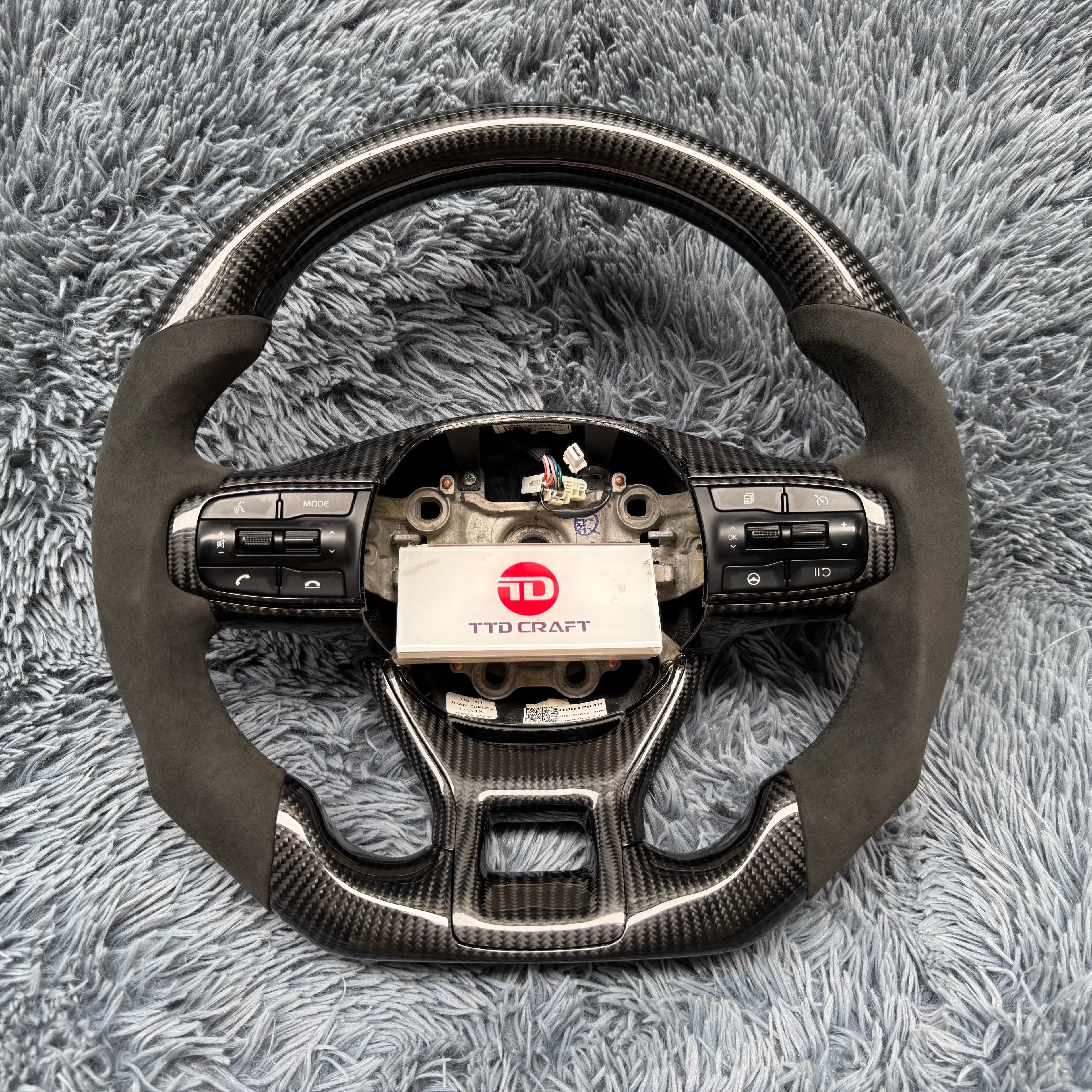 For Kia 2021-2025 K5 Carbon Fiber Steering Wheel