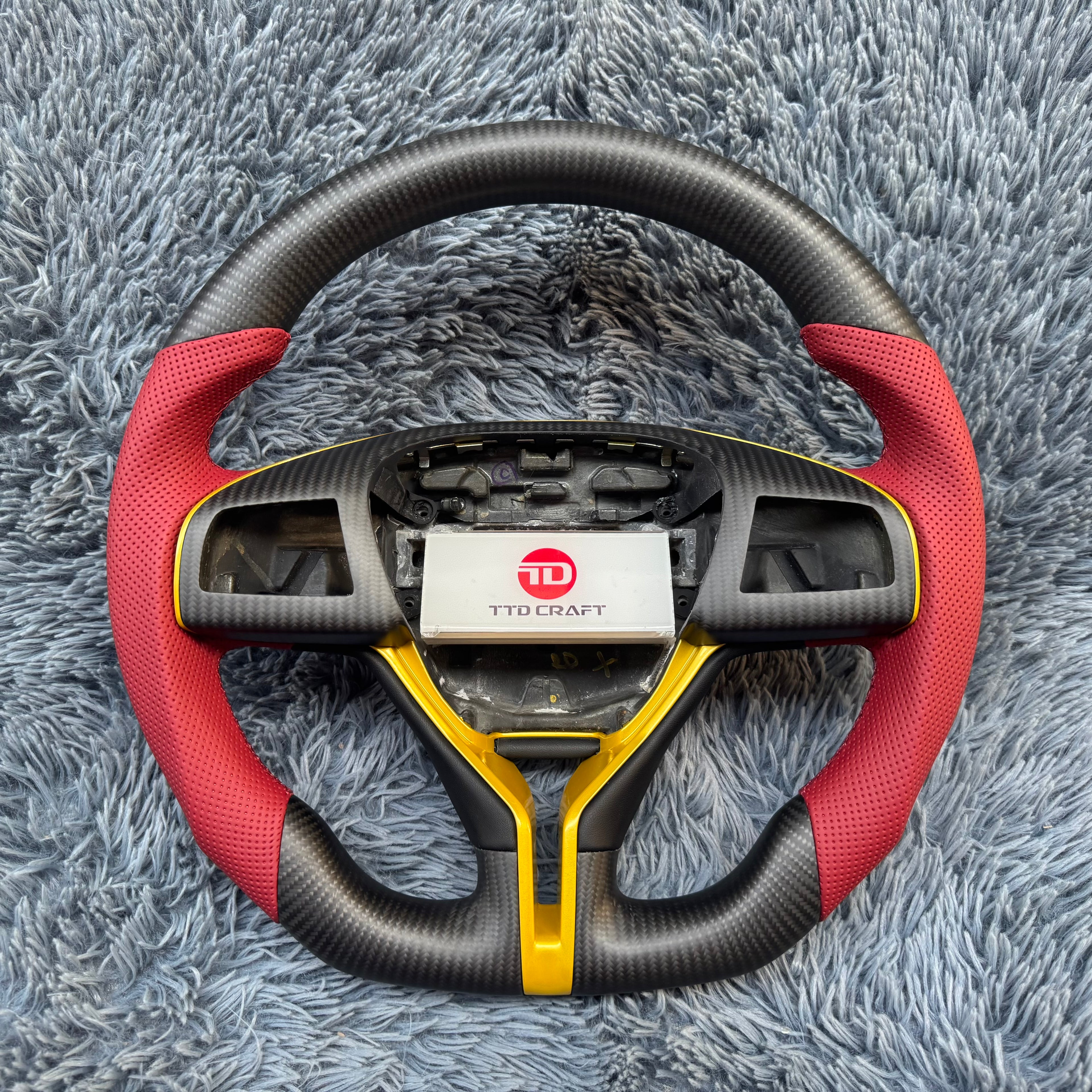 For Maserati 2014-2021 Ghibli Carbon Fiber Steering Wheel