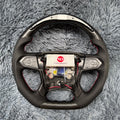 For 2014-2018 Chevrolet Silverado/GMC Sierra LED Carbon Fiber Steering Wheel