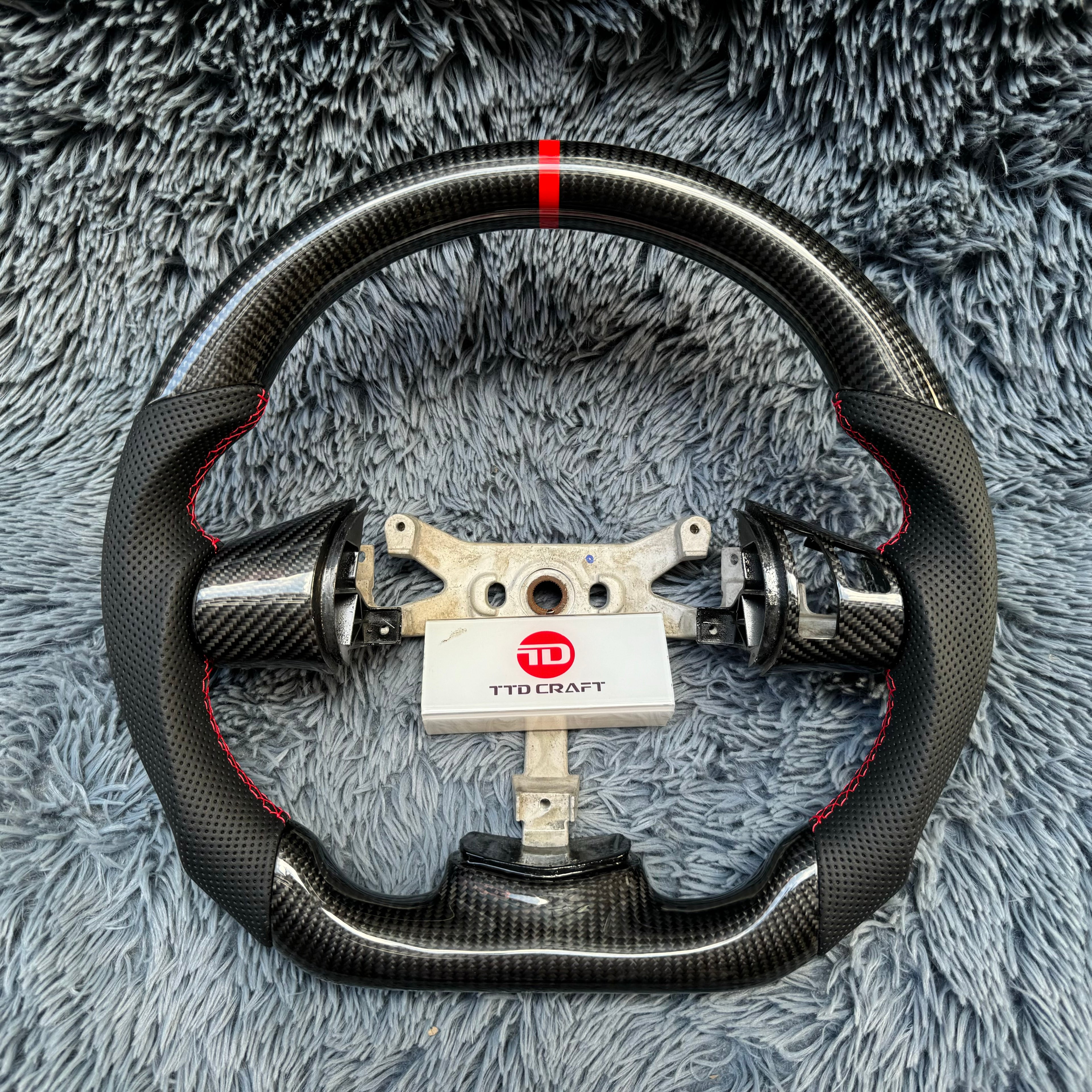 For Corvette C6 2006-2013 Z06 Real Carbon Fiber Steering Wheel