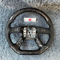 For 2003-2007 Hummer H2 Forged Carbon Fiber Steering Wheel