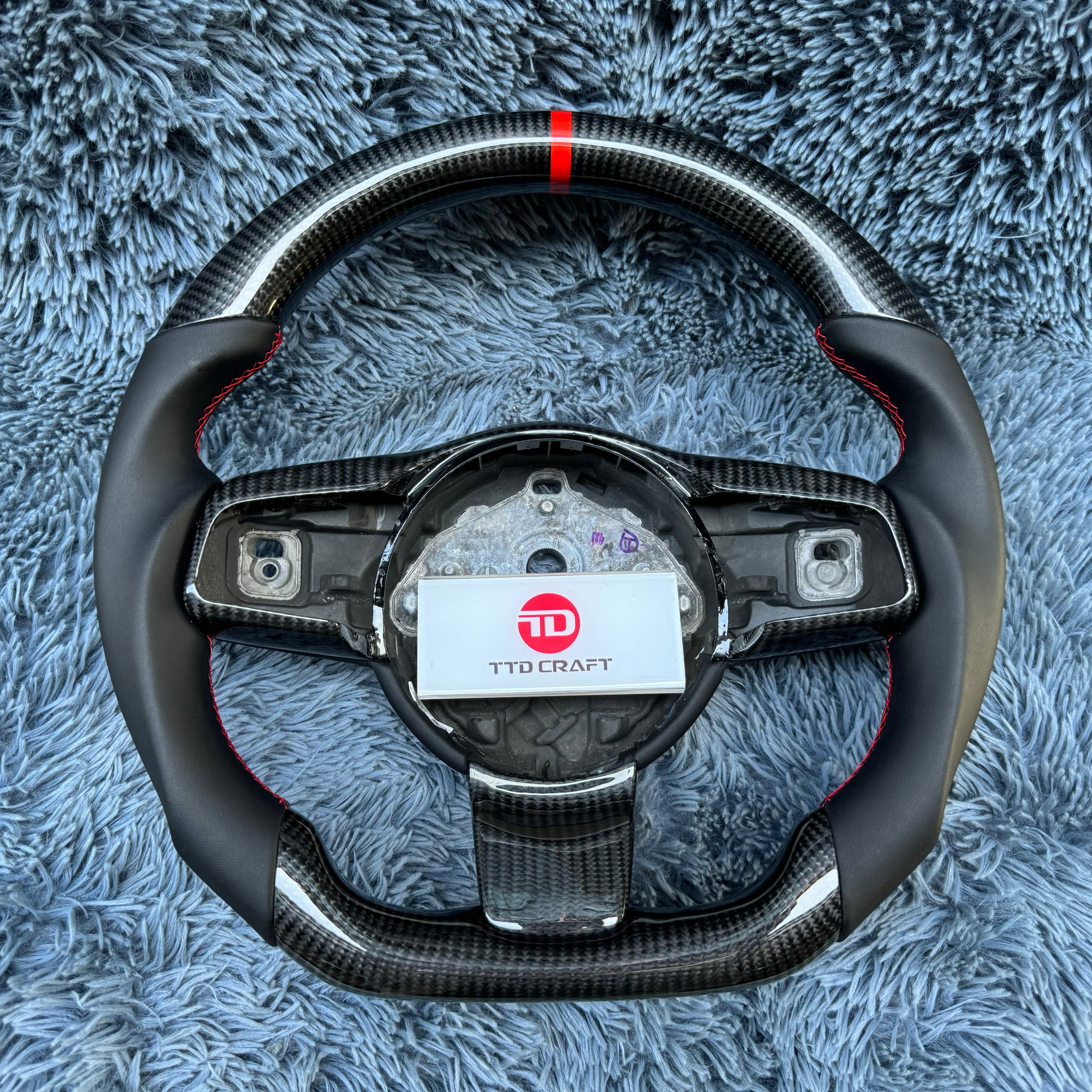 For Jaguar F-Type F-Pace 2016-2020 Carbon Fiber Steering Wheel