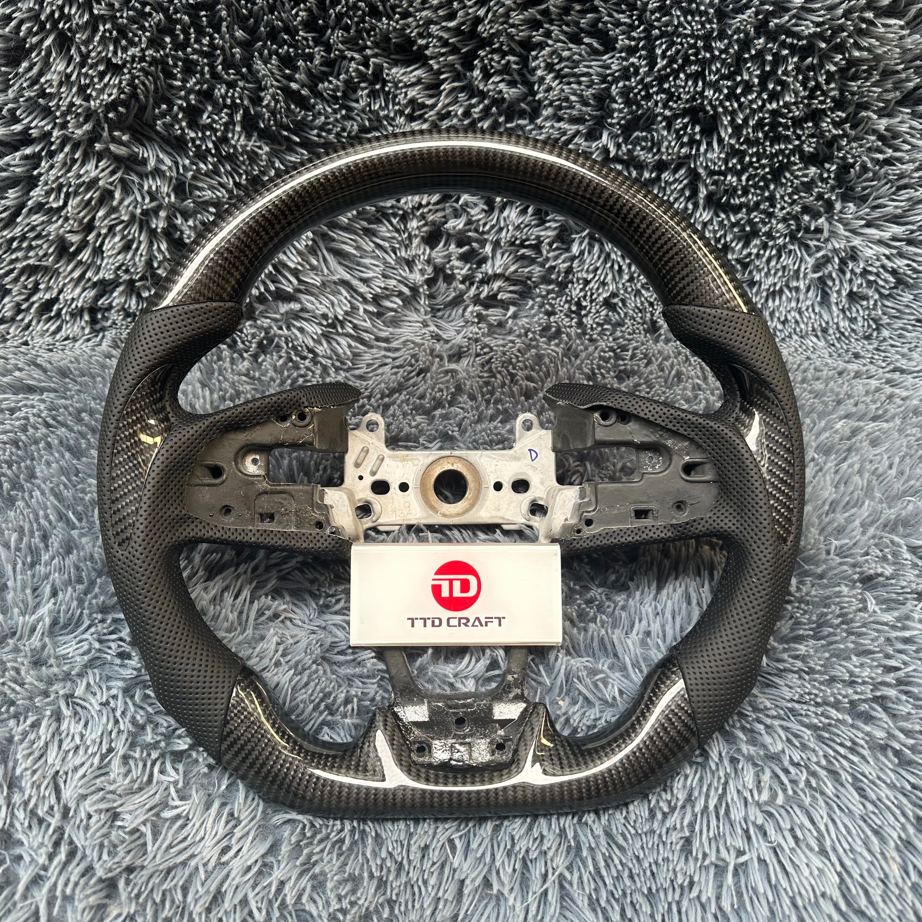 For Honda 10th gen Civic 2016-2021  Carbon Fiber Steering Wheel