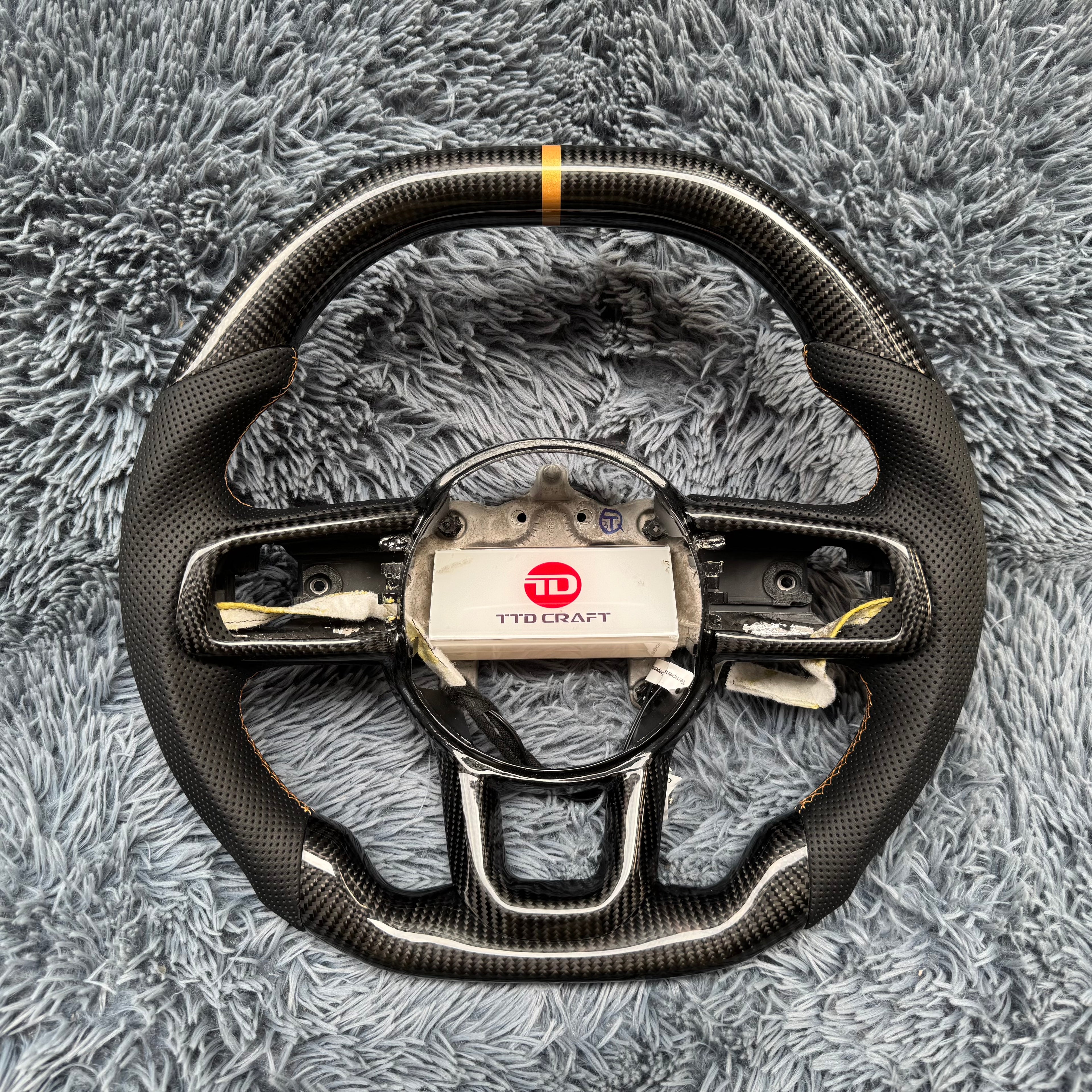 For Jeep 2018-2026 Wrangler / Gladiator Custom Carbon Fiber Steering Wheel
