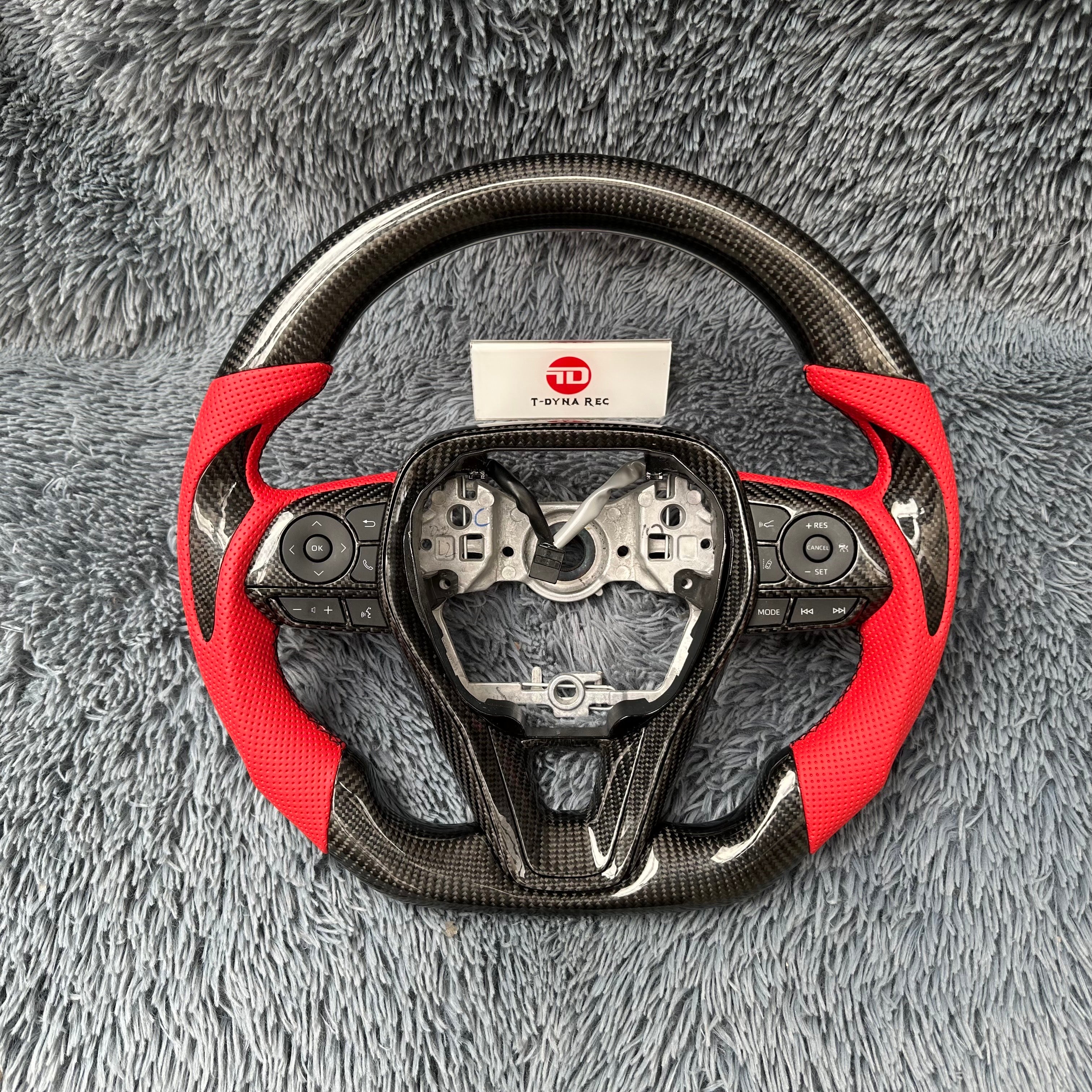 For Toyota 12th gen Corolla 2019-2026 Hatchback Carbon Fiber Steering Wheel