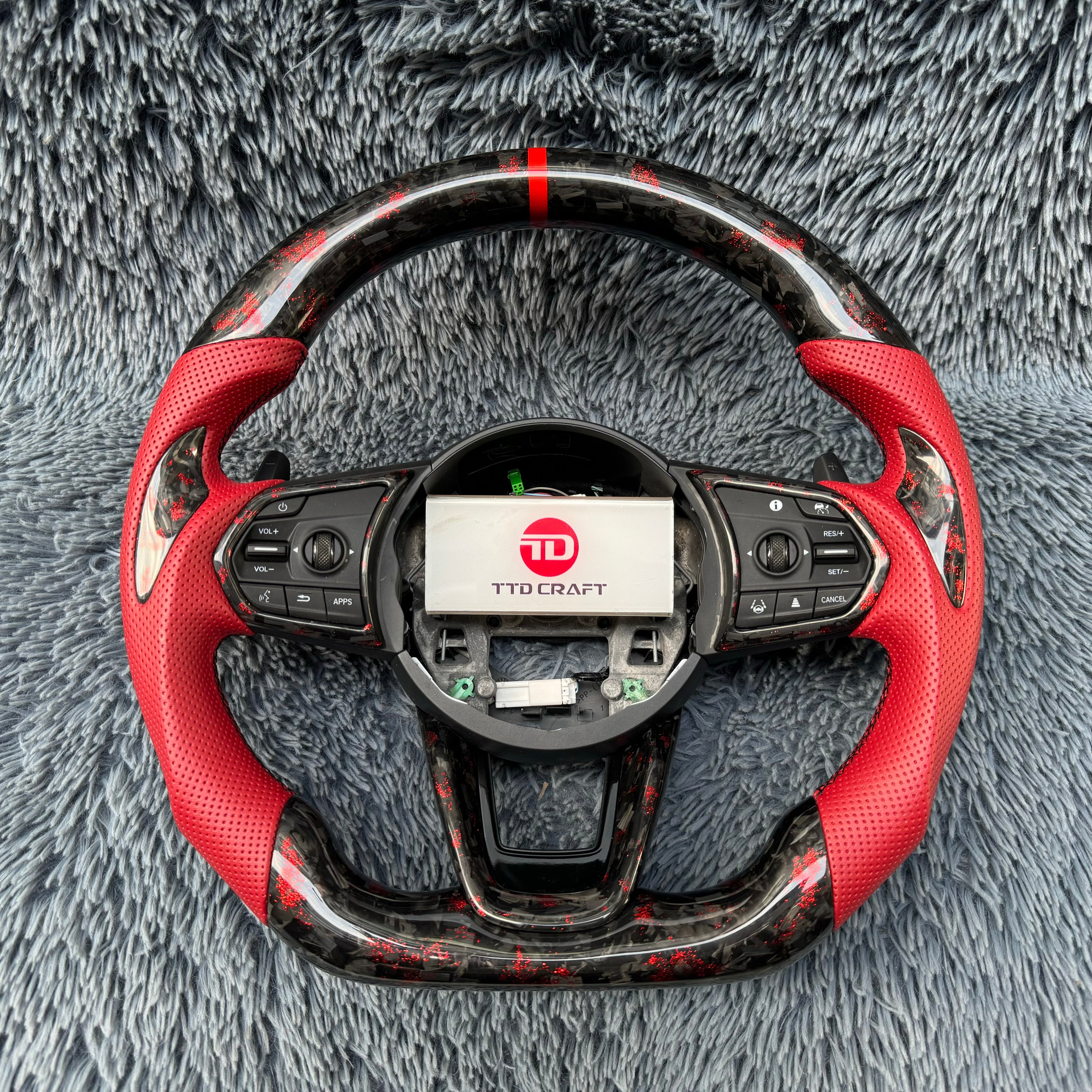 For Acura 2021-2026 TLX/ MDX Forged Carbon Fiber Steering Wheel