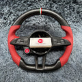 For Alfa Romeo Giulia QV / Stelvio QV Carbon Fiber Steering Wheel