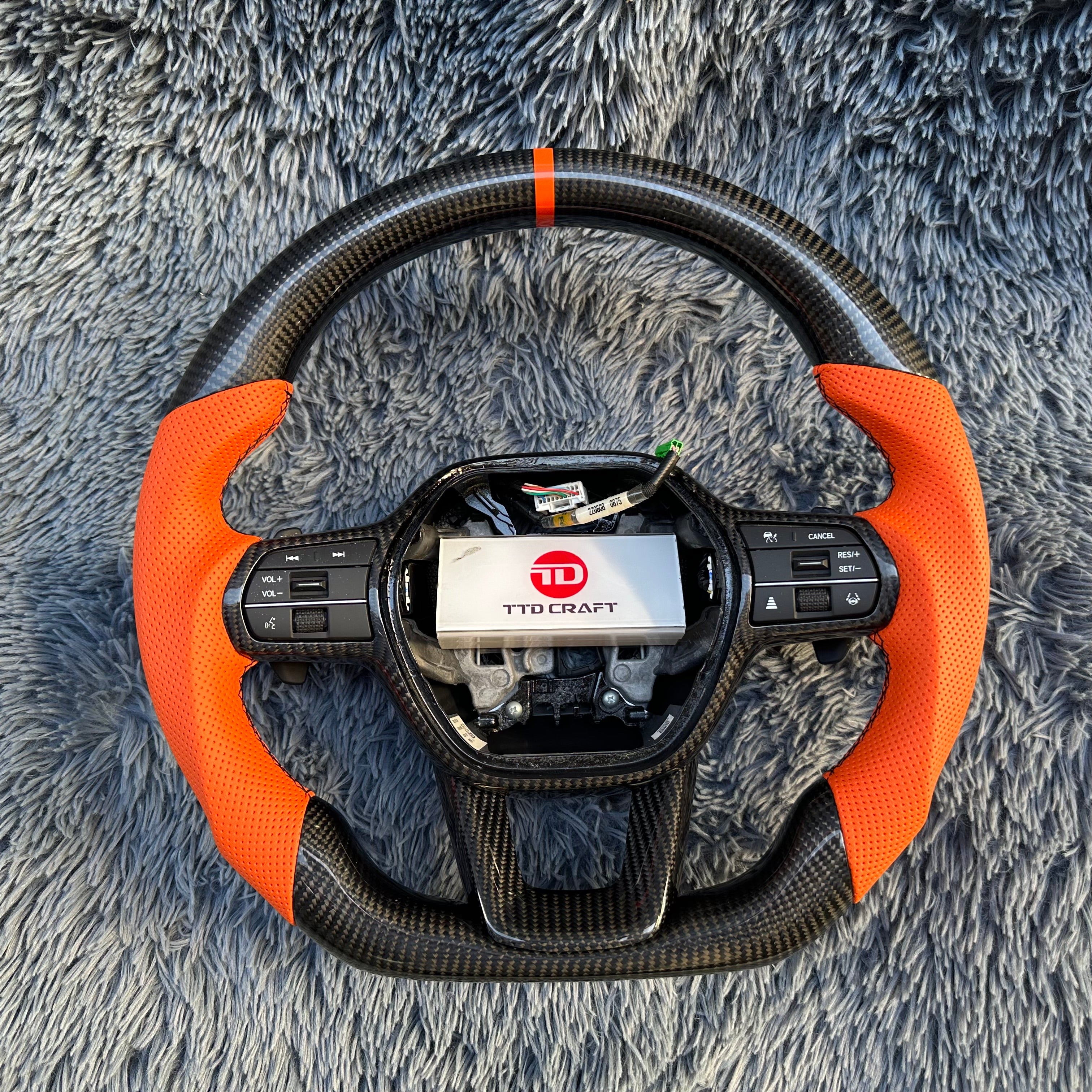 For Honda 6th gen CRV 2023-2026 Carbon Fiber Steering Wheel