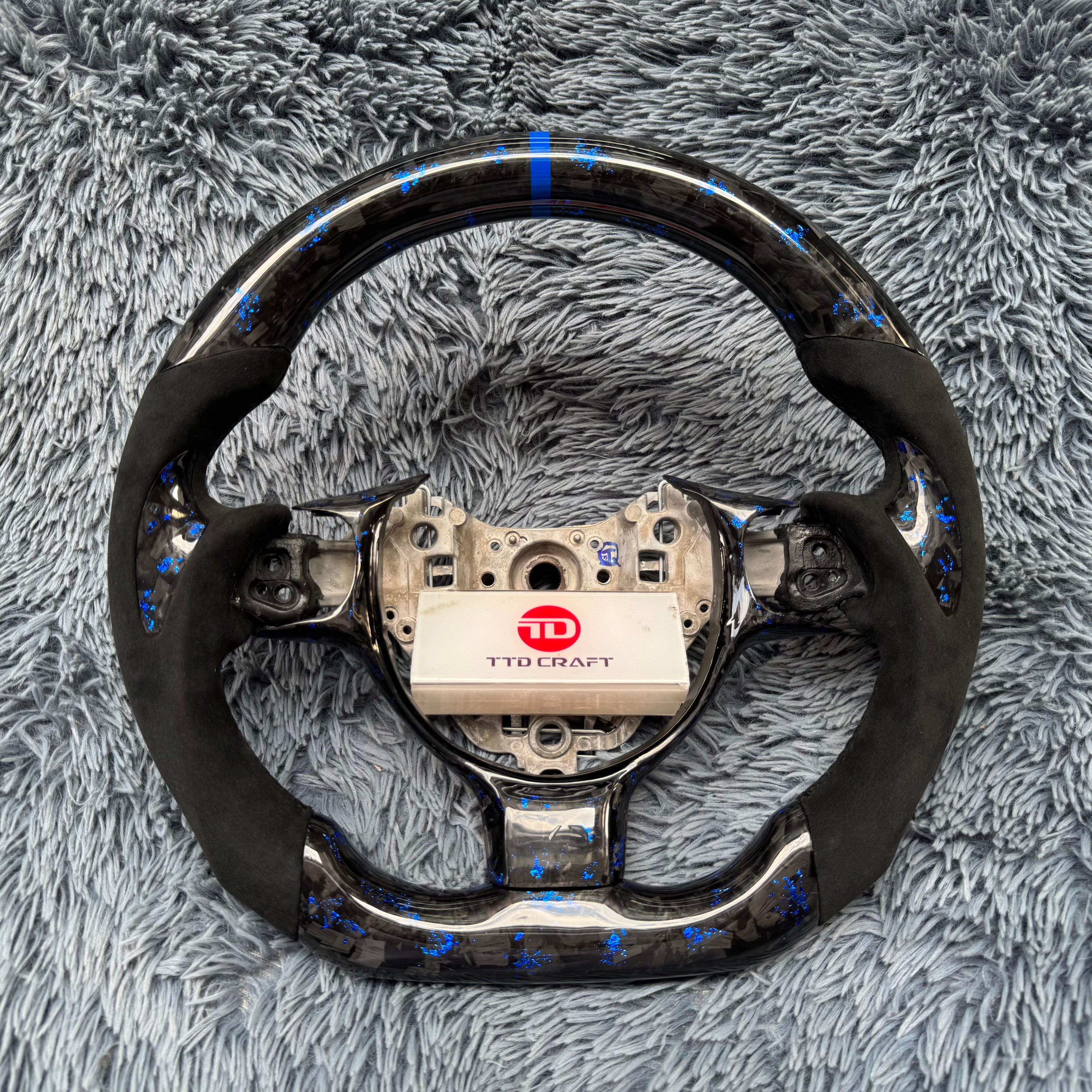 For Toyota 2017-2026 GT86 FRS /Subaru BRZ Forged Carbon Fiber Steering Wheel