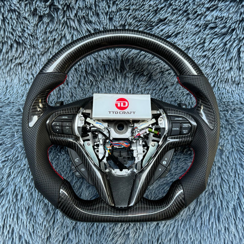 Custom Carbon Fiber Steering Wheel For Honda 2010-2016 CRZ
