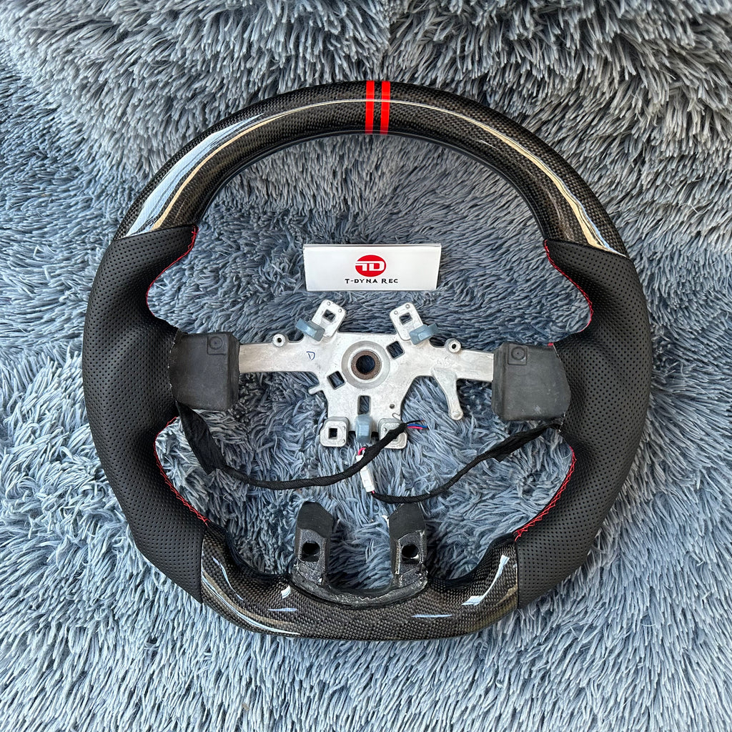 For Dodge 2013 -2018 Ram 1500 2500 3500 Honeycomb Carbon Fiber Steering Wheel