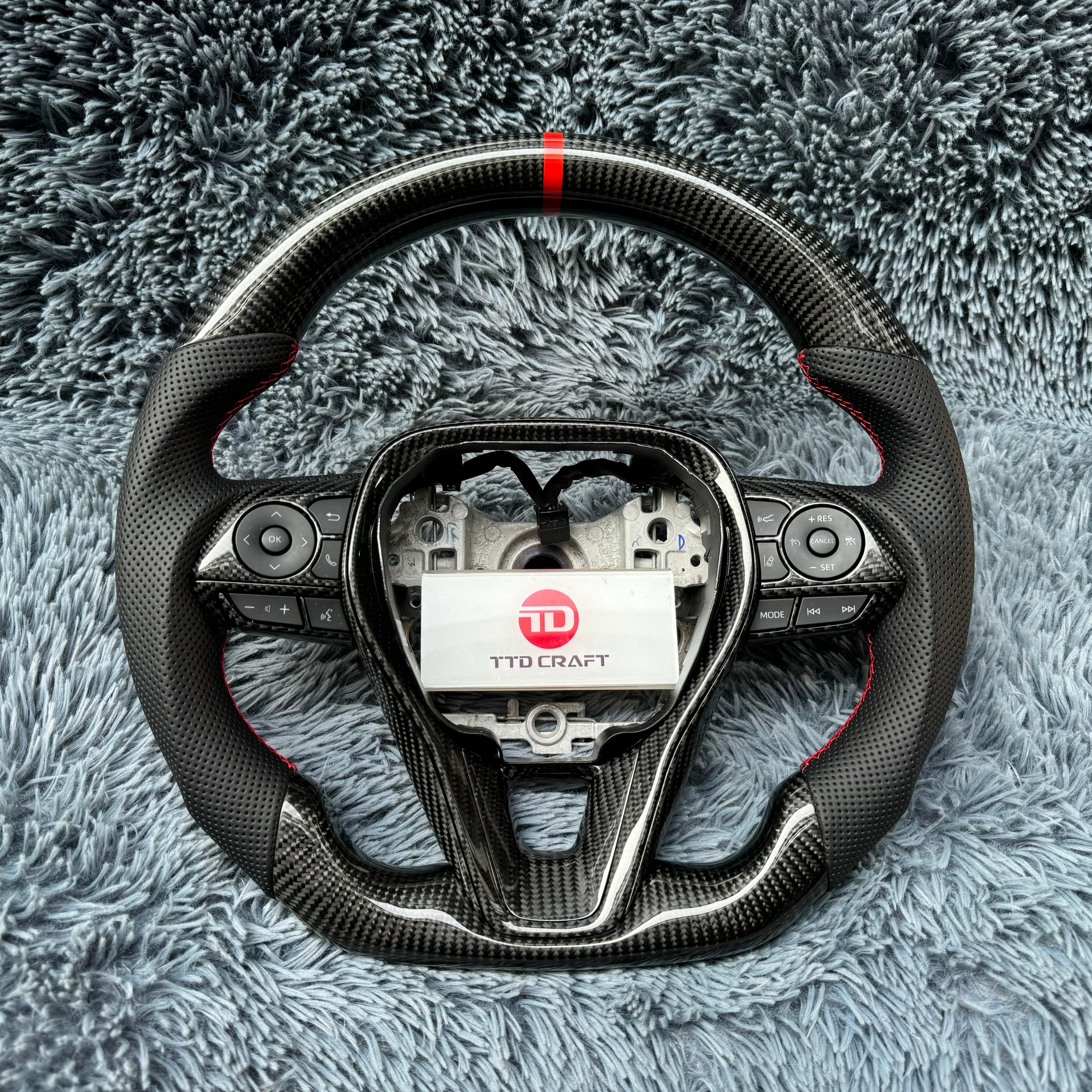 For Toyota 2019-2026 Corolla Hatchback RAV4 Carbon Fiber Steering Wheel
