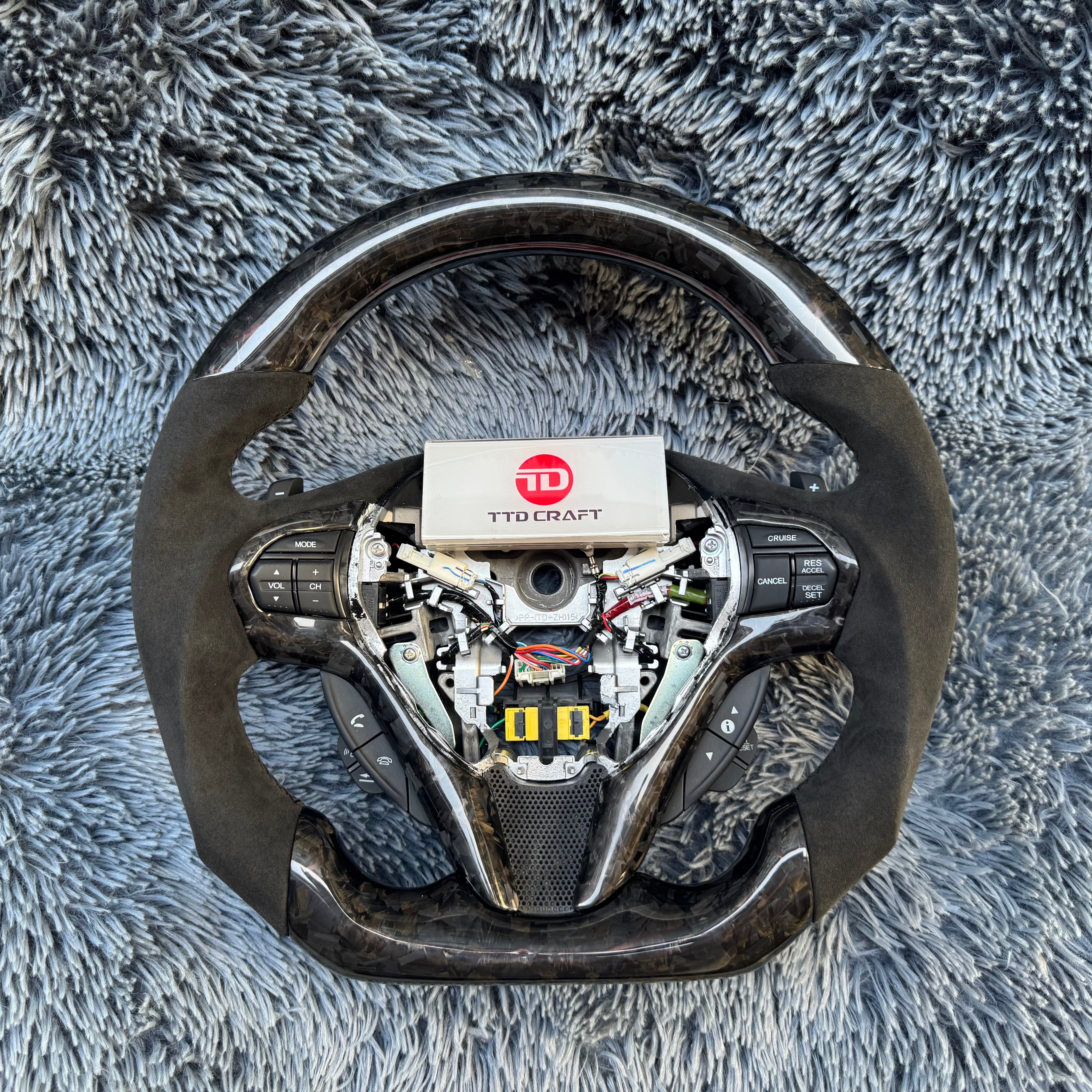 For Honda 2010-2016 CRZ Forged Carbon Fiber Steering Wheel