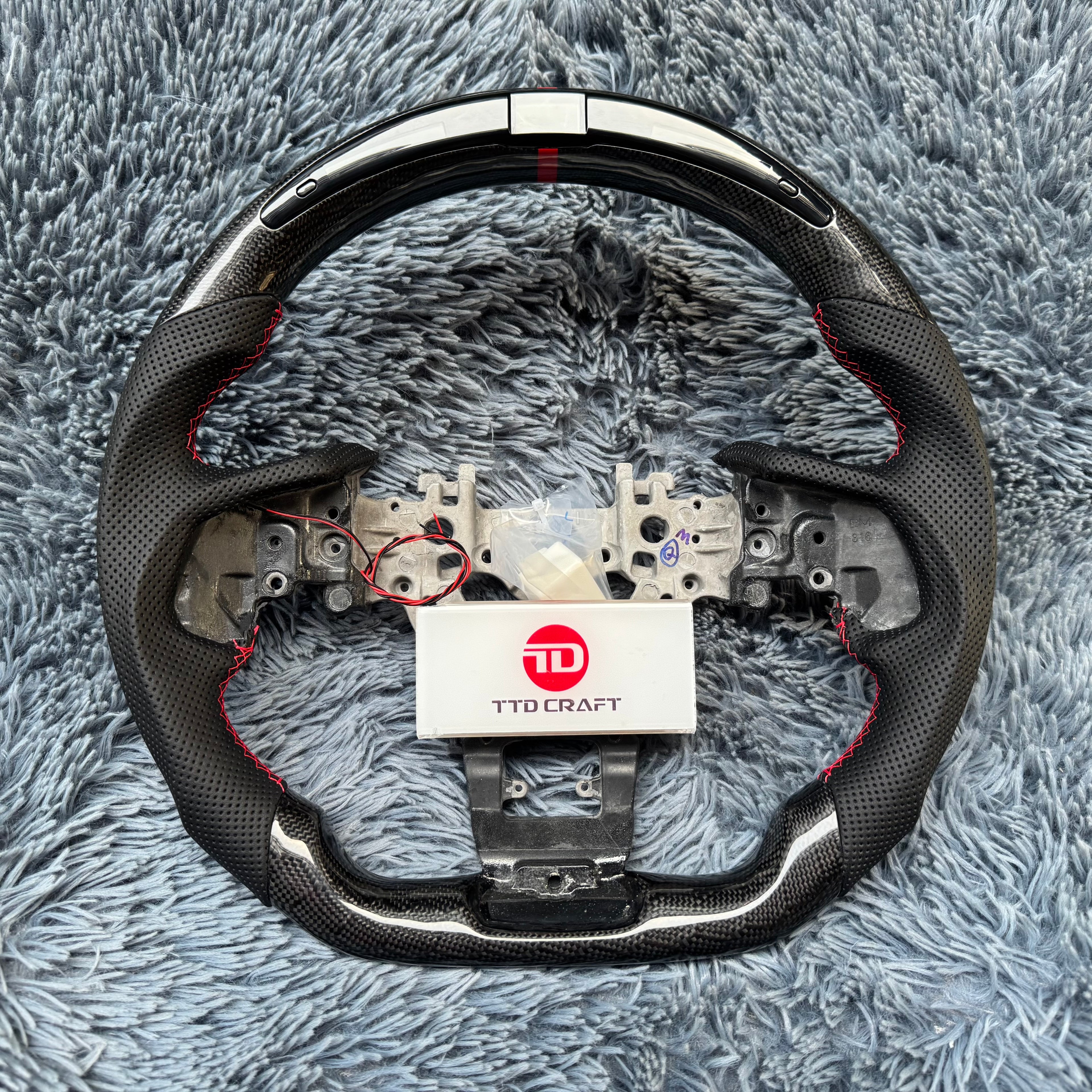 For Subaru 2022-2026 WRX / STI Custom LED Carbon Fiber Steering wheel