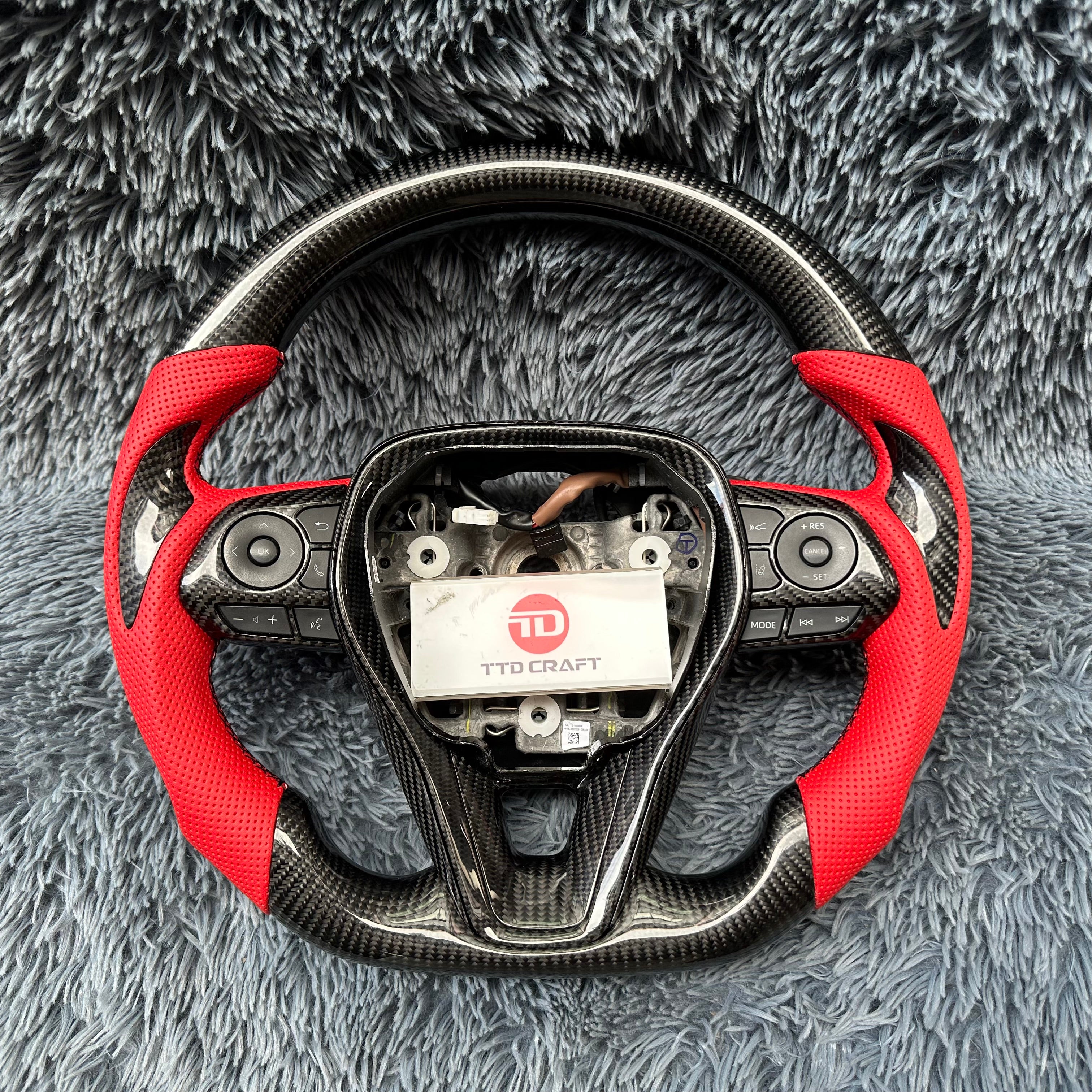 For Toyota 2019-2026 Corolla Hatchback RAV4 Carbon Fiber Steering Wheel