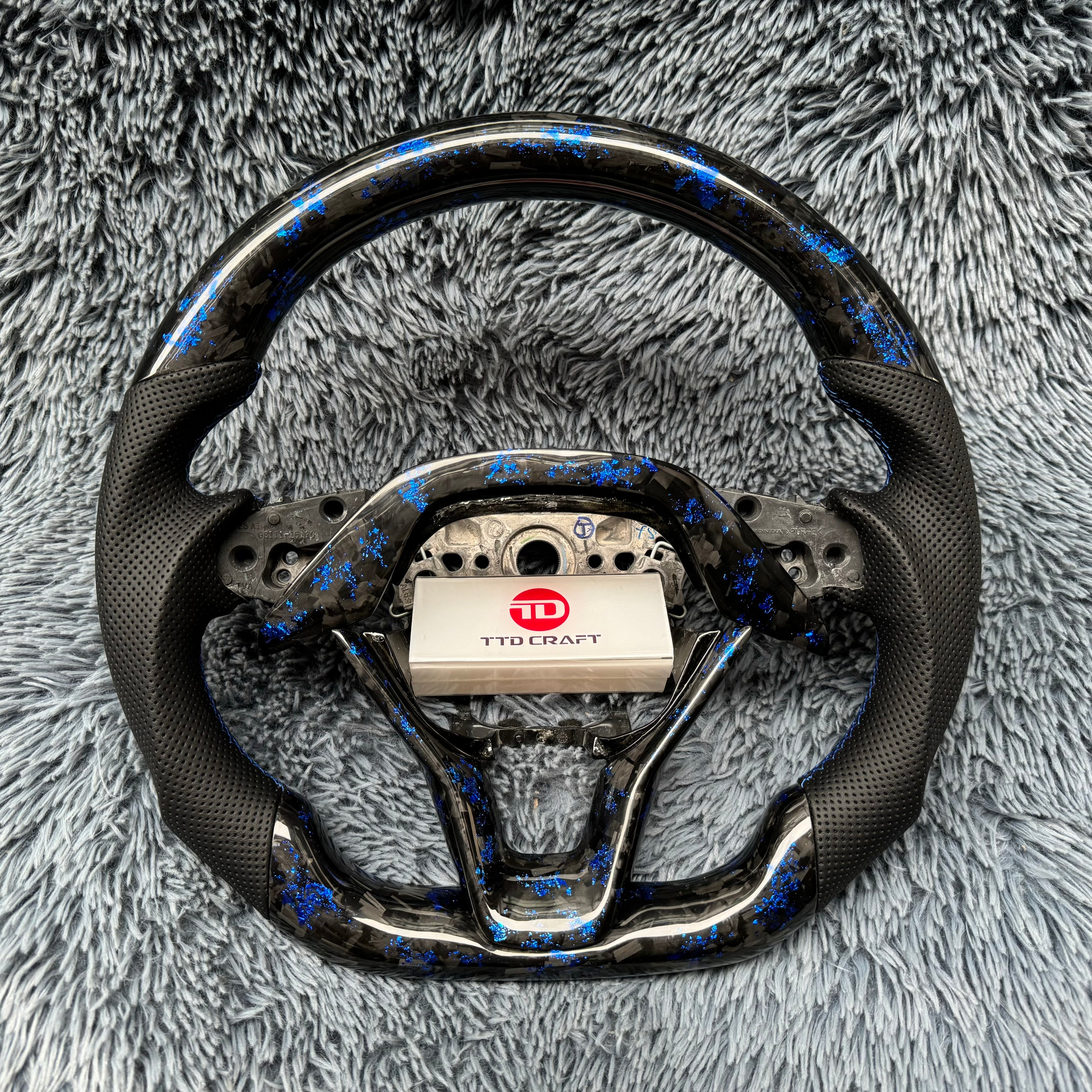 For Honda 10th gen Accord 2018-2022 Forged Carbon Fiber Steering Wheel
