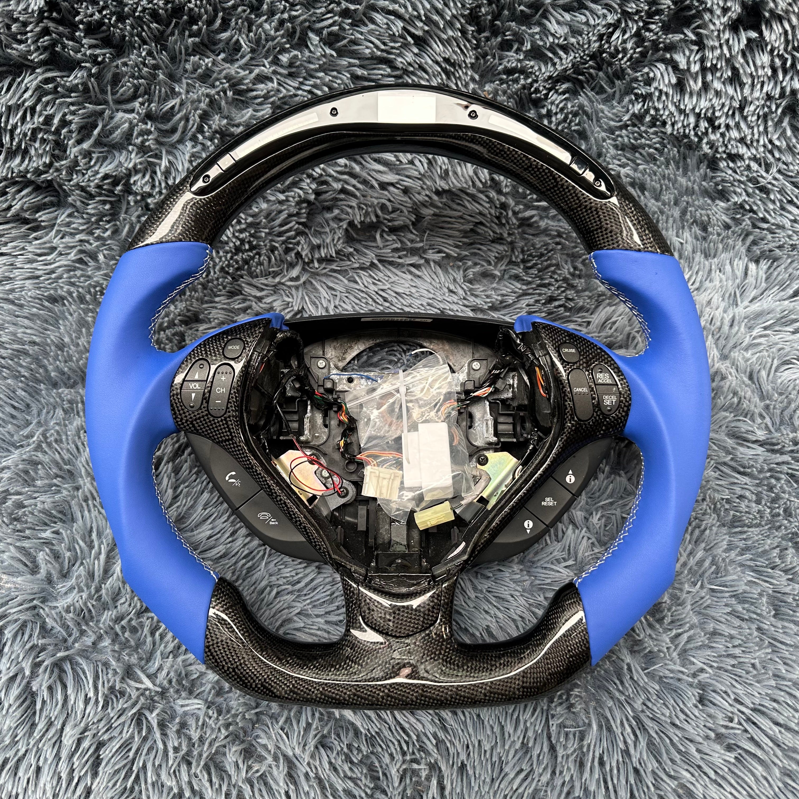 For Acura 2007 2008 TL LED Carbon Fiber Steering Wheel