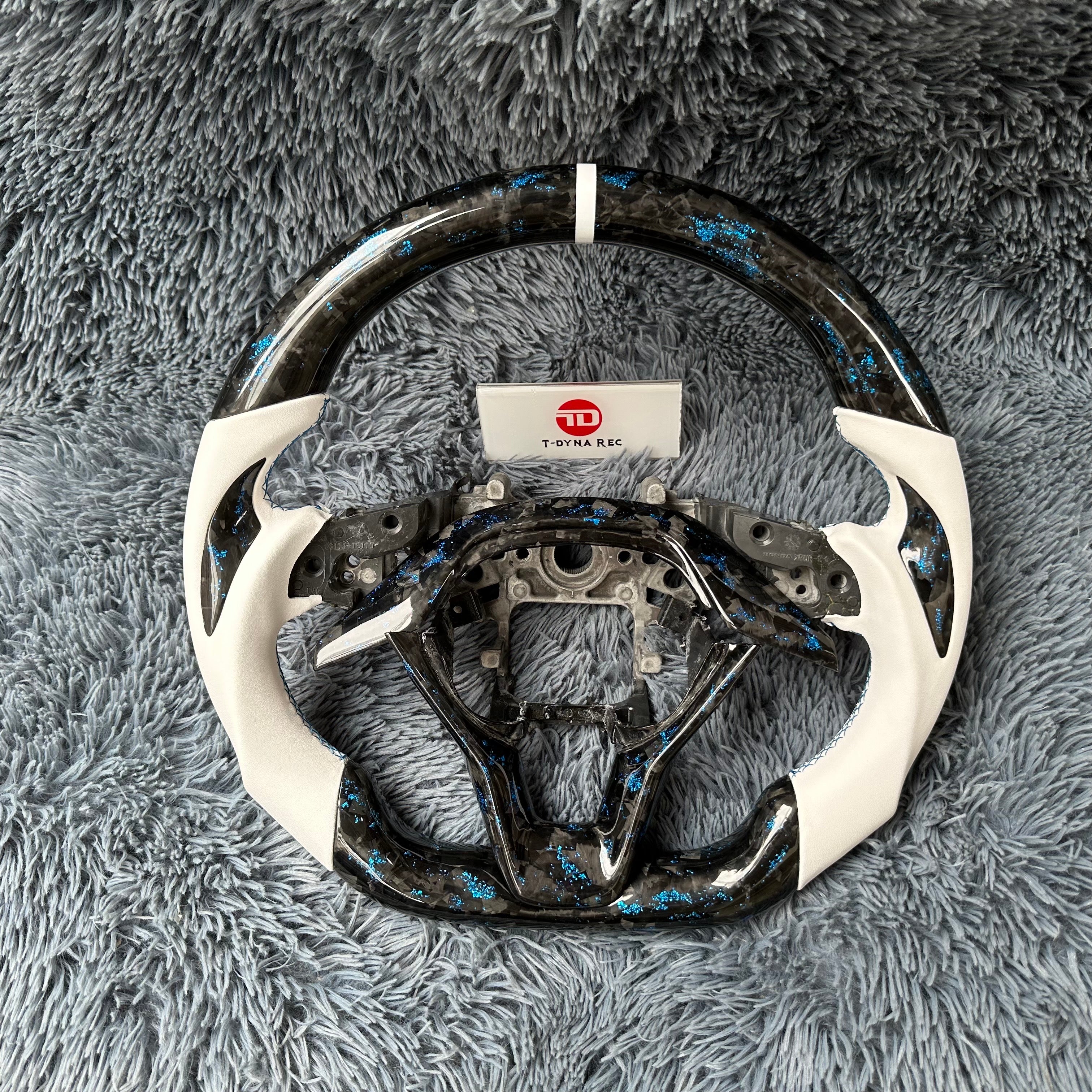 For Honda 10th gen Accord 2018-2022 Forged Carbon Fiber Steering Wheel