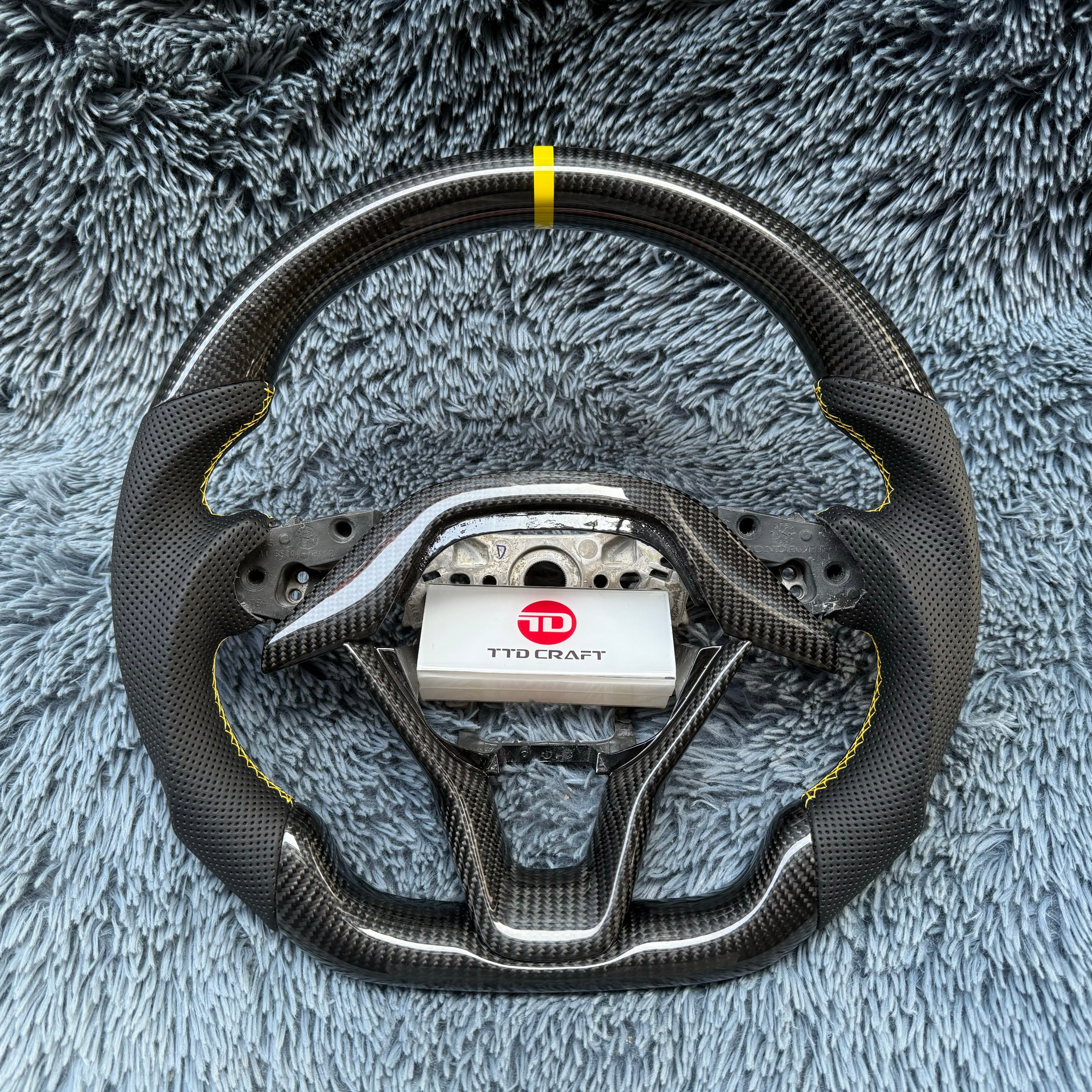 For Honda 10th gen Accord 2018-2022 Carbon Fiber Steering Wheel