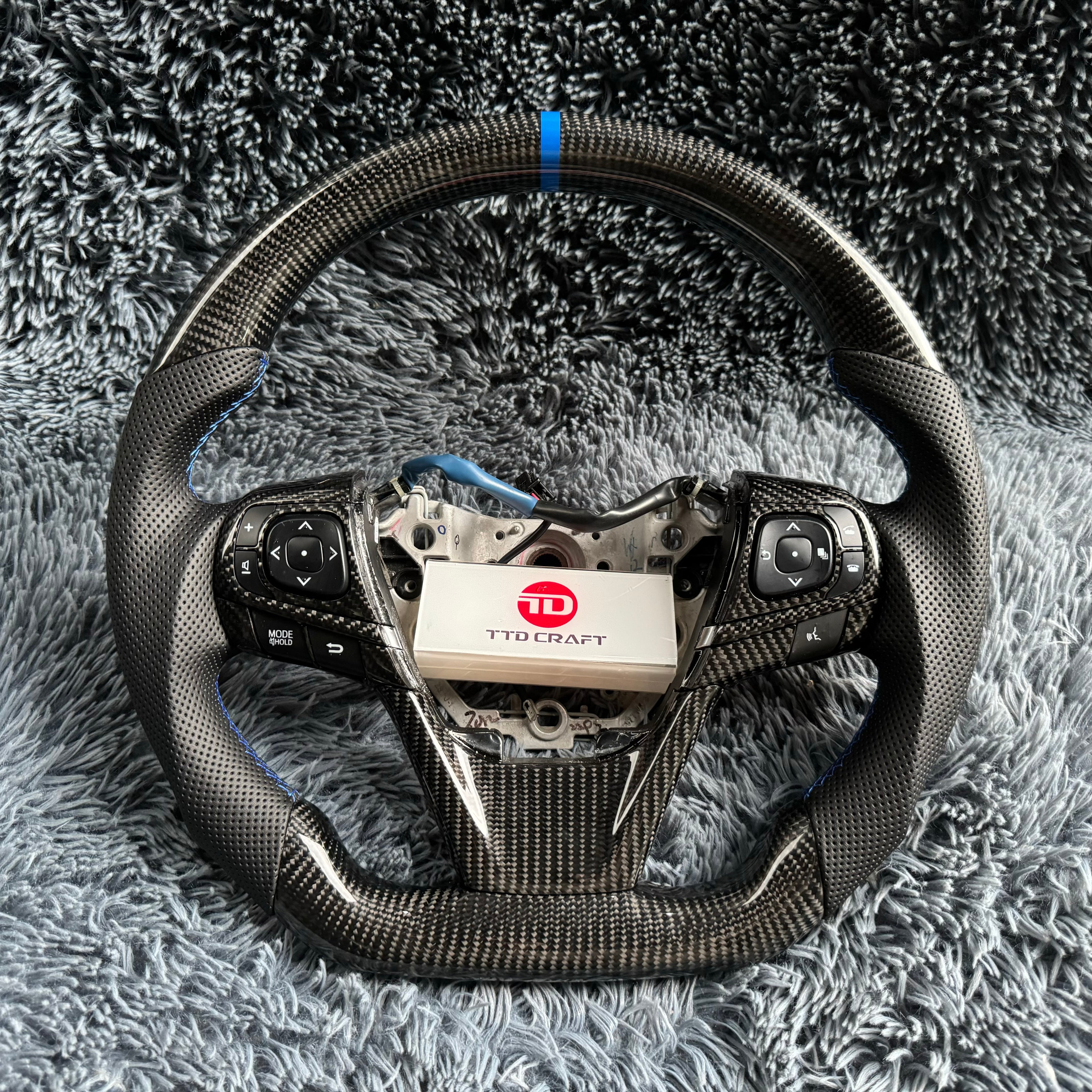 For Toyota 2014-2017 Camry 2013-2018 Harrier Carbon Fiber Steering Wheel