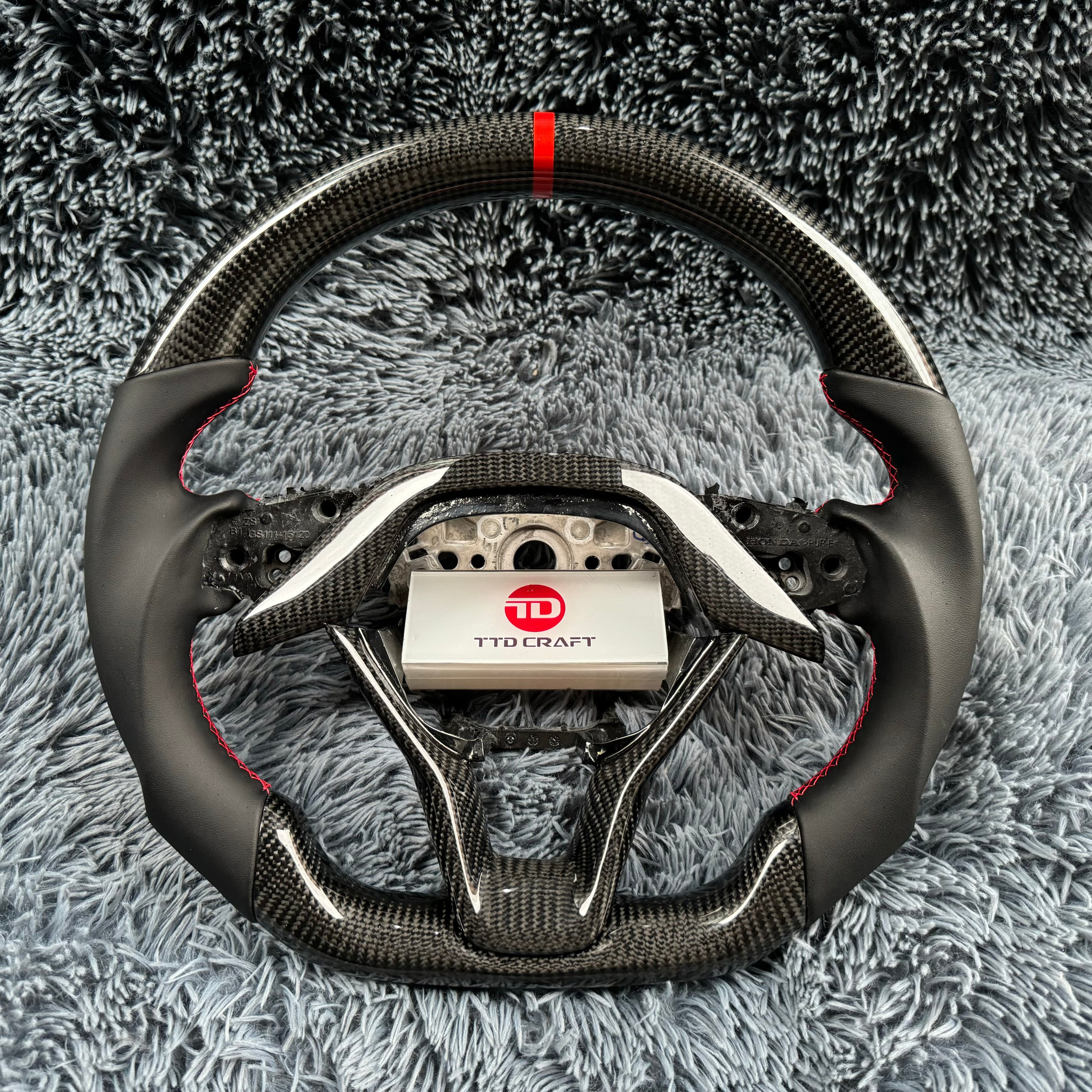 For Honda 10th gen Accord 2018-2022 Carbon Fiber Steering Wheel