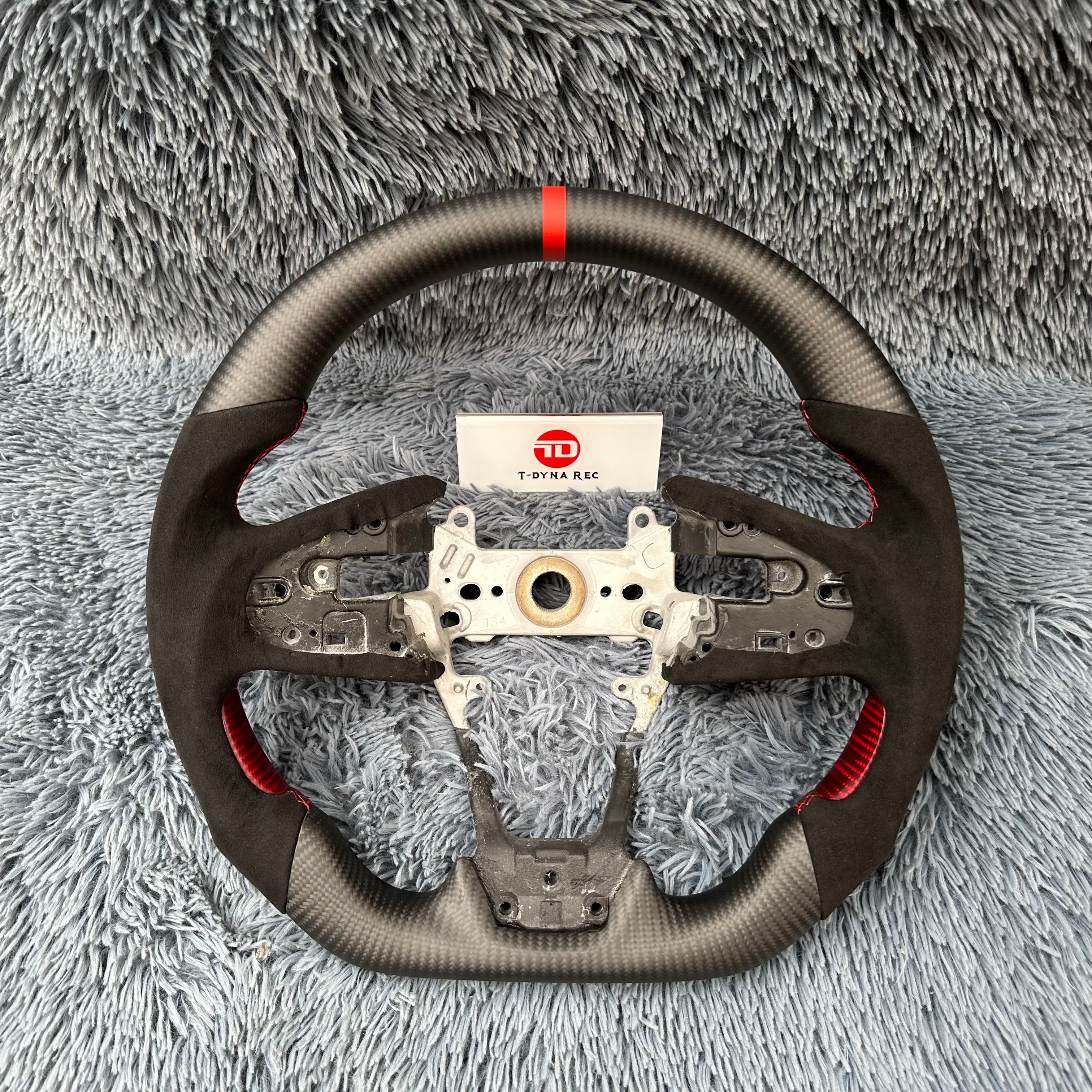 For Honda 10th gen Civic 2016-2021  Carbon Fiber Steering Wheel